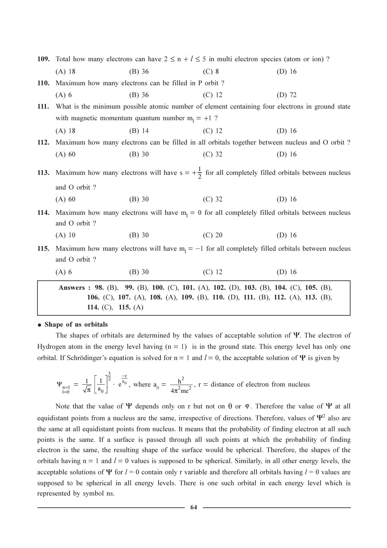 GSEB HSC Chemistry Question Paper (English Medium)- Chapter 3 - Page 18