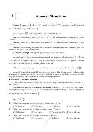 GSEB HSC Chemistry Question Paper (English Medium)- Chapter 3