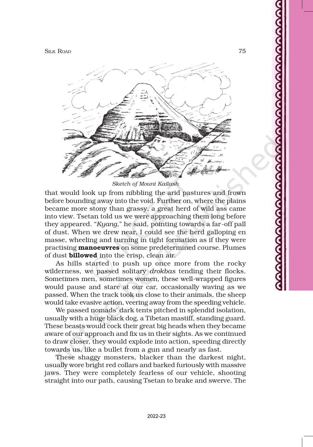 NCERT Book for Class 11 English Hornbill Chapter 8 Silk Road - Page 2