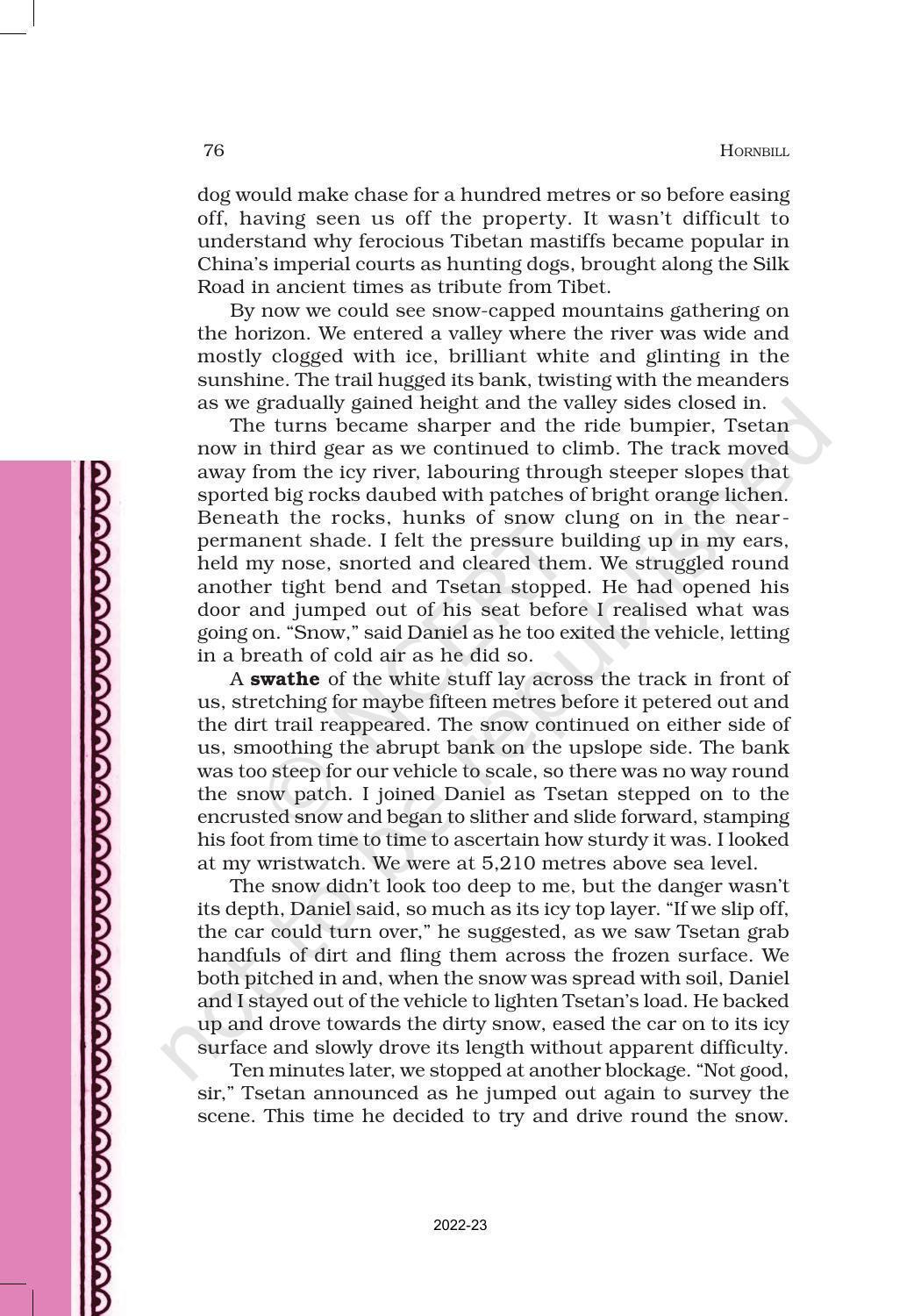 NCERT Book for Class 11 English Hornbill Chapter 8 Silk Road - Page 3