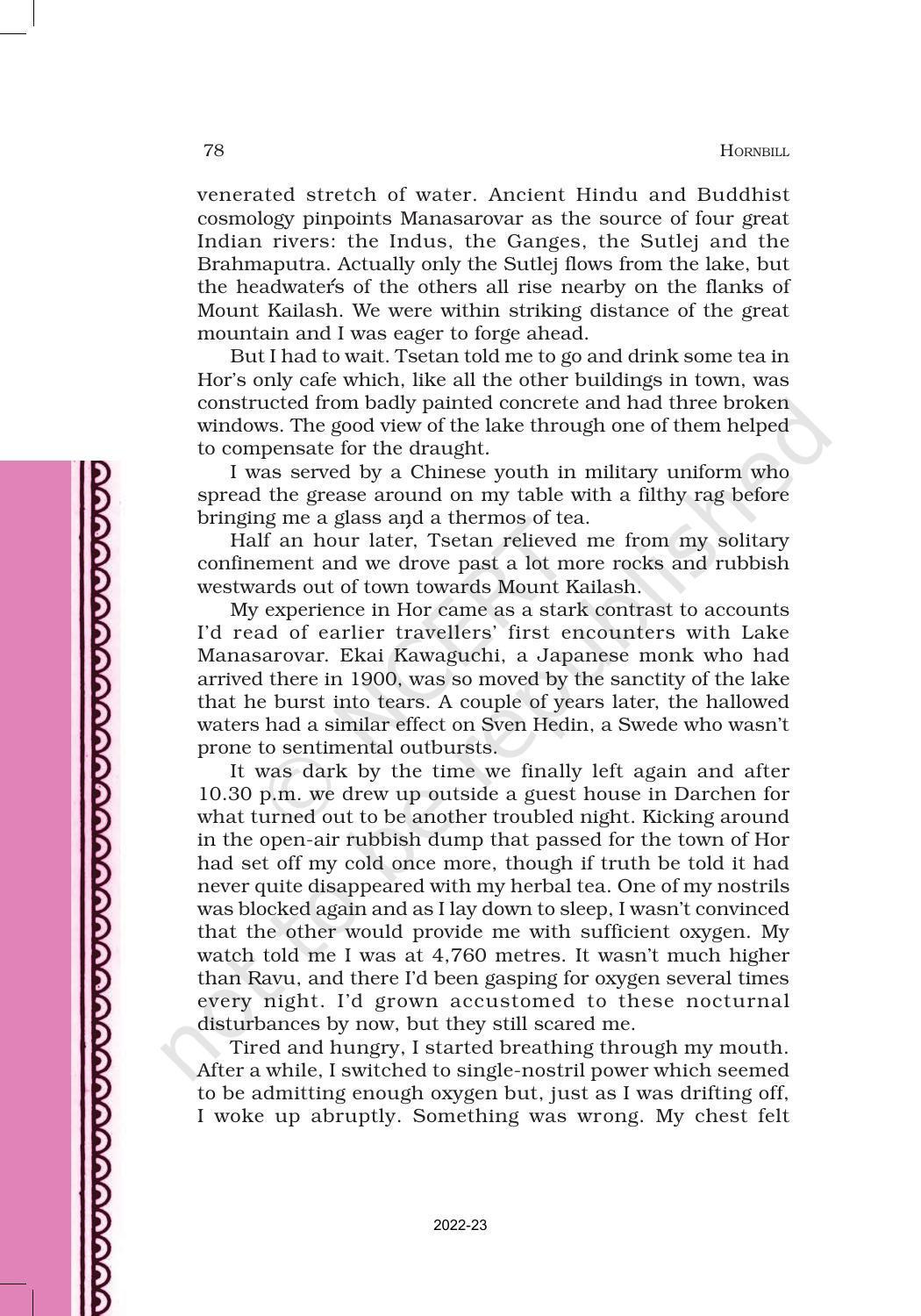 NCERT Book for Class 11 English Hornbill Chapter 8 Silk Road - Page 5