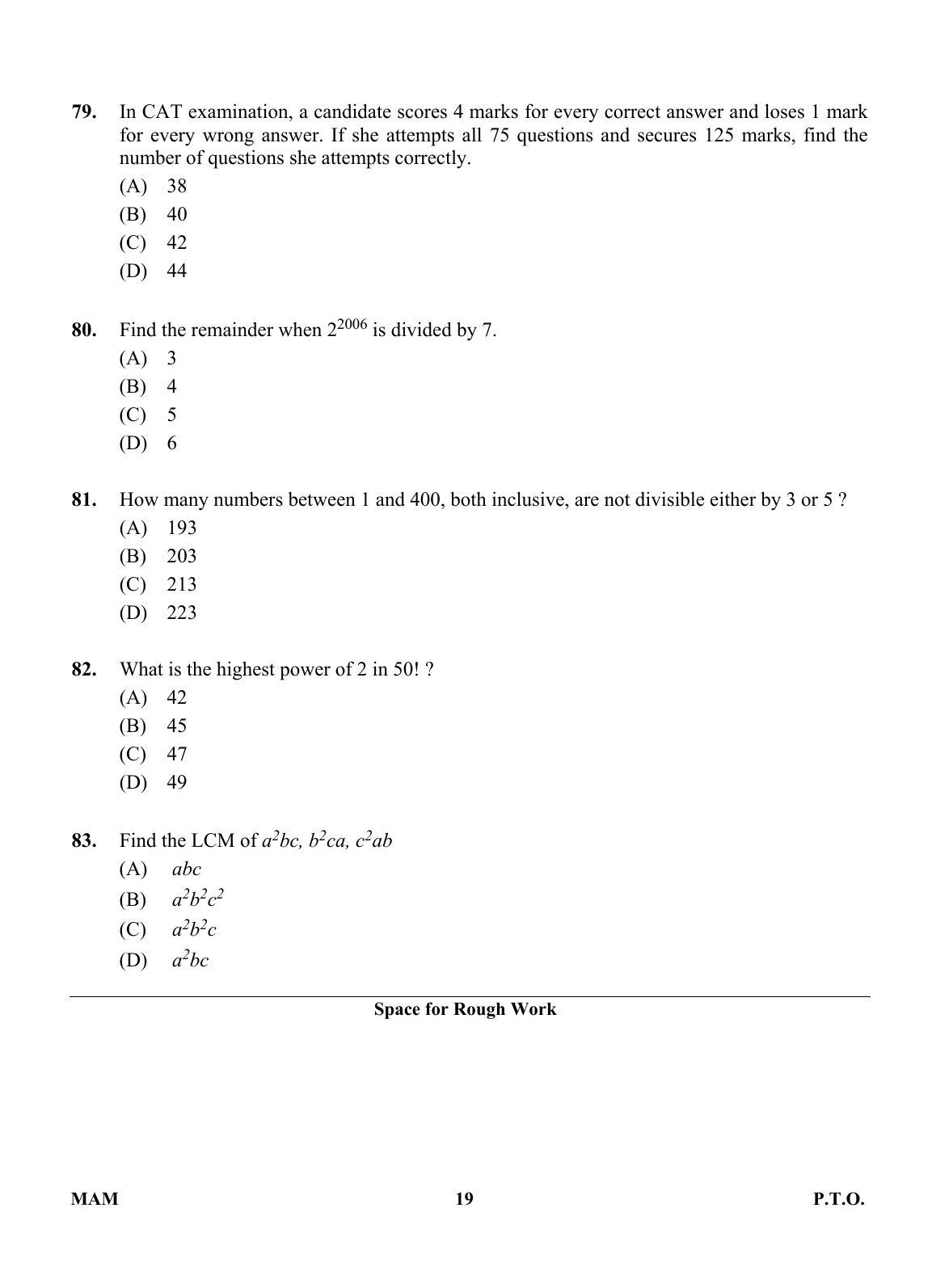 OJEE 2013 MAM Question Paper - Page 18