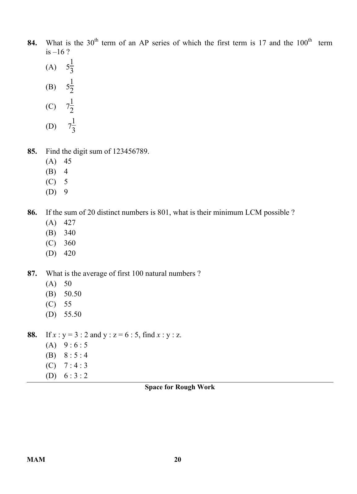 OJEE 2013 MAM Question Paper - Page 19