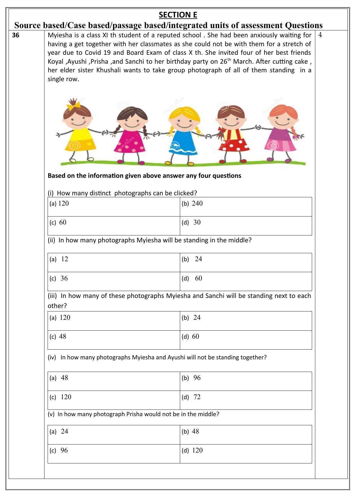 Edudel Class 11 Math Sample Question Paper - Page 7