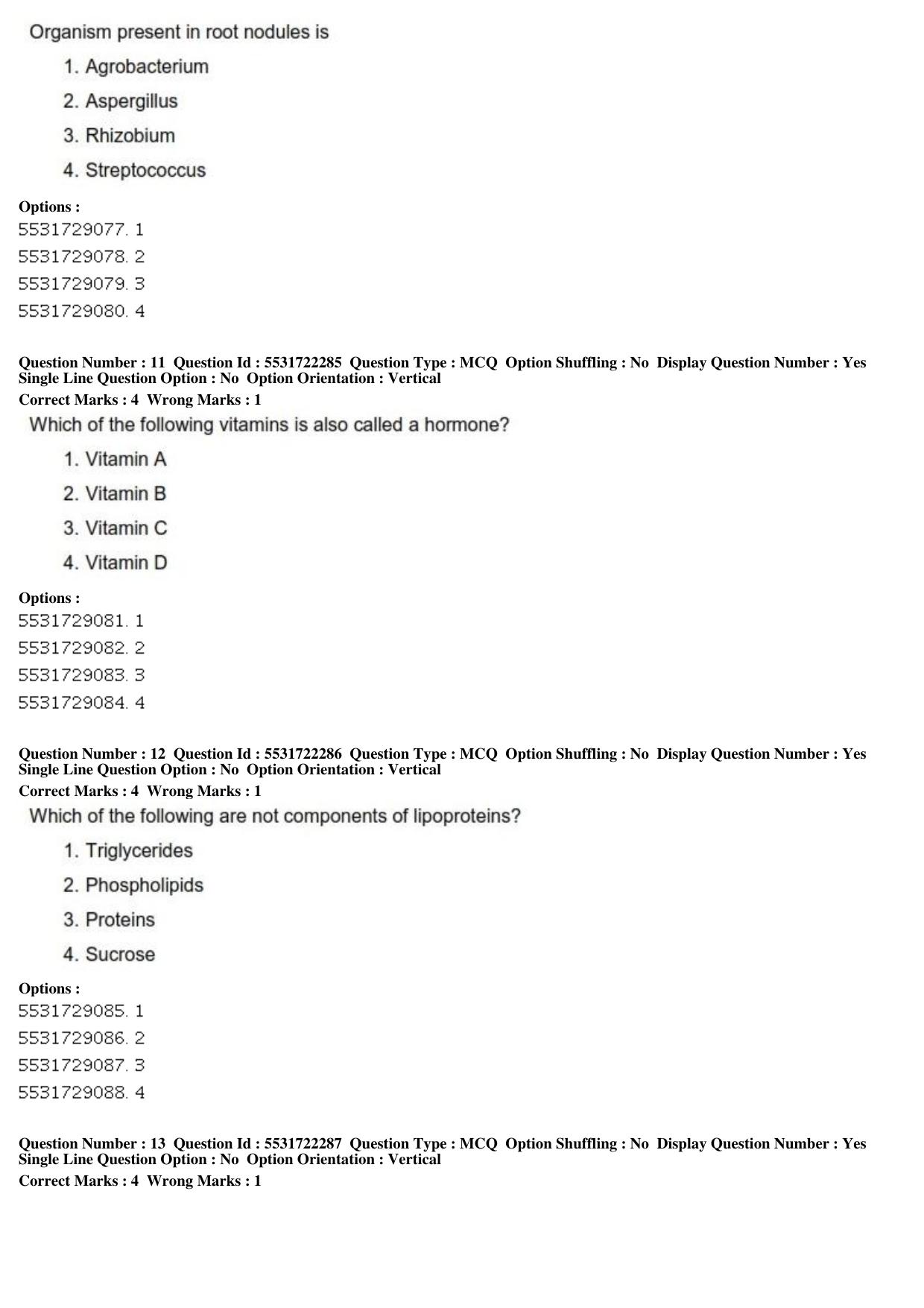 ICAR AIEEA PG 2019 HOME SCIENCE Question Paper - Page 5