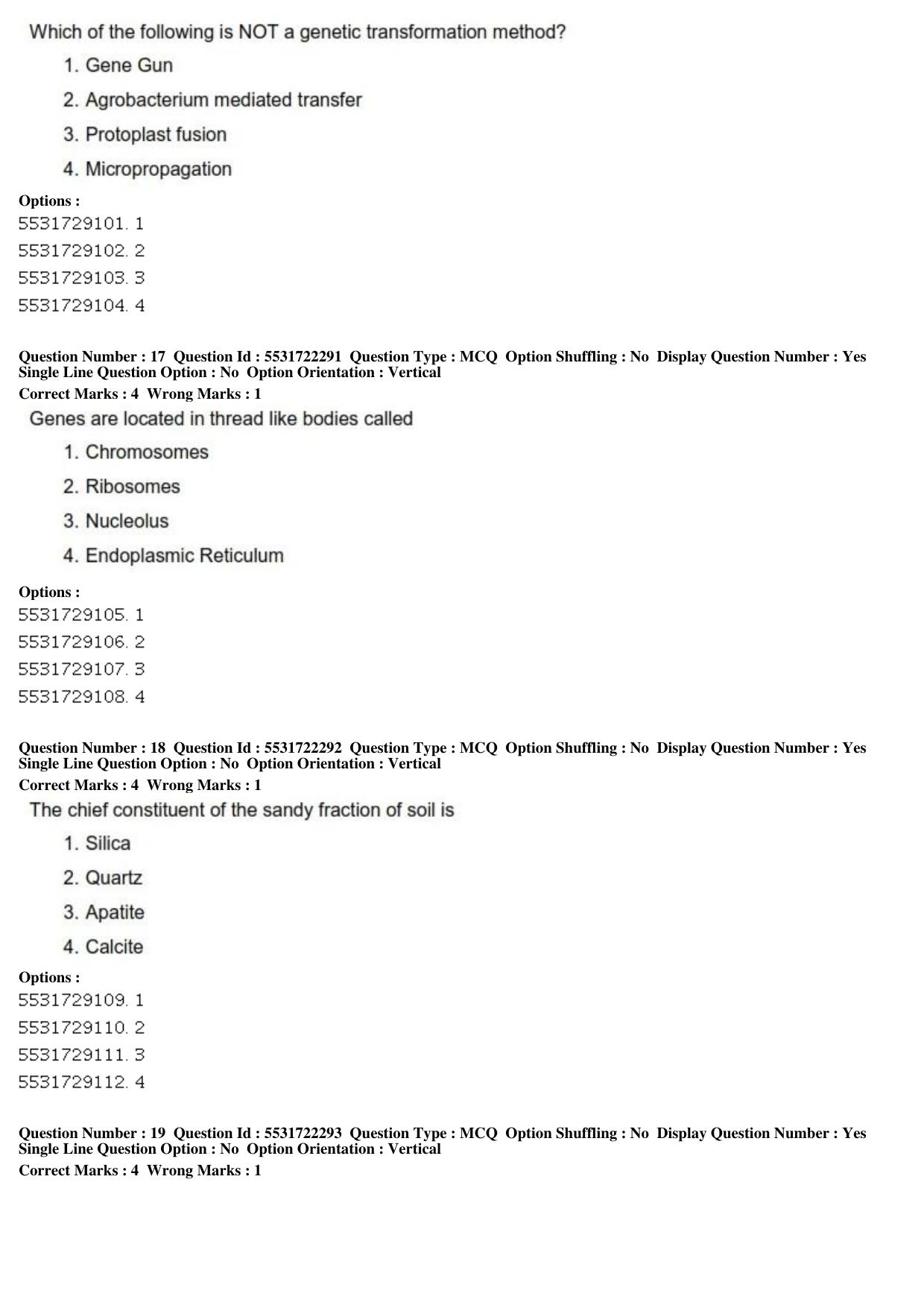 ICAR AIEEA PG 2019 HOME SCIENCE Question Paper - Page 7