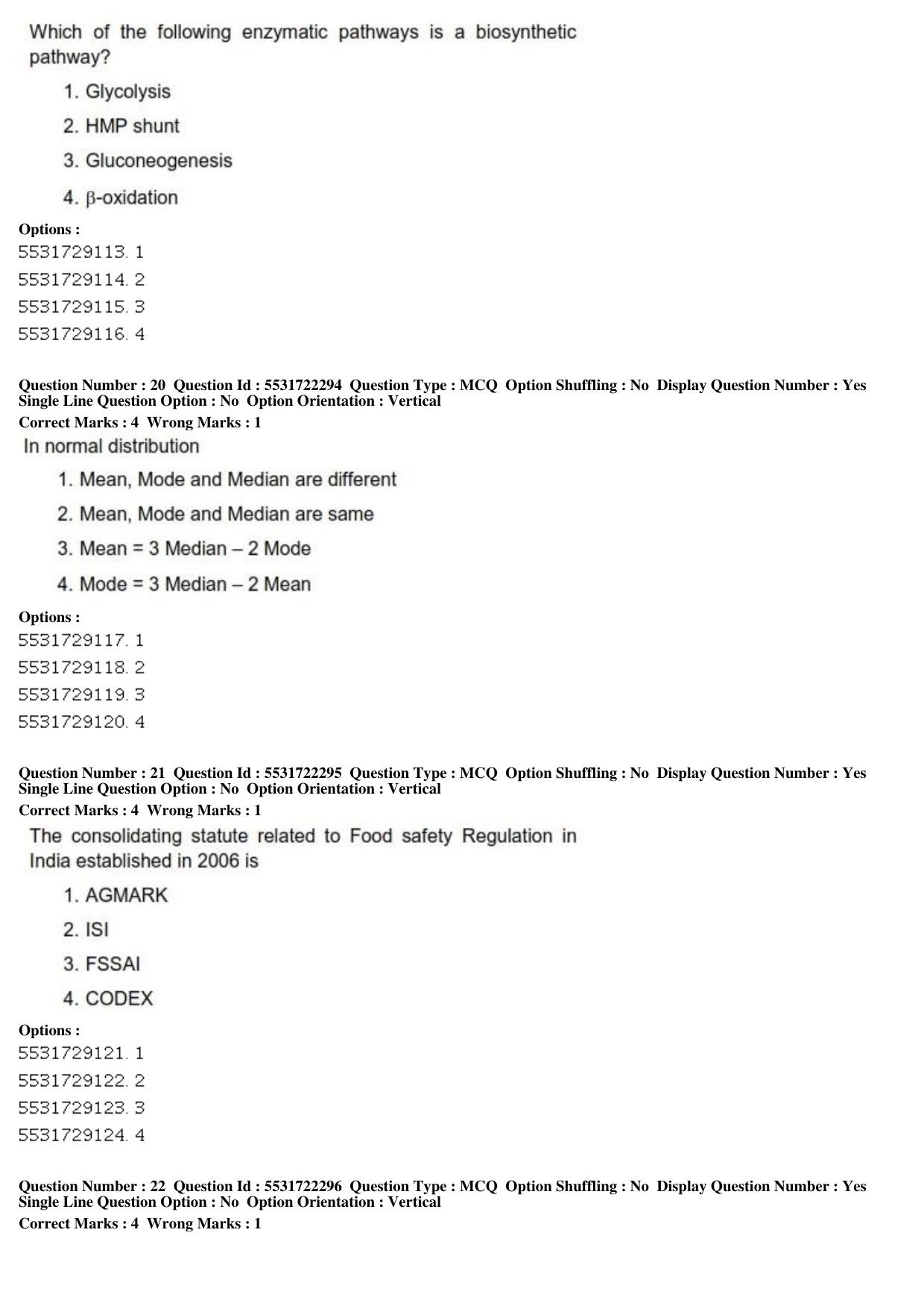 ICAR AIEEA PG 2019 HOME SCIENCE Question Paper - Page 8