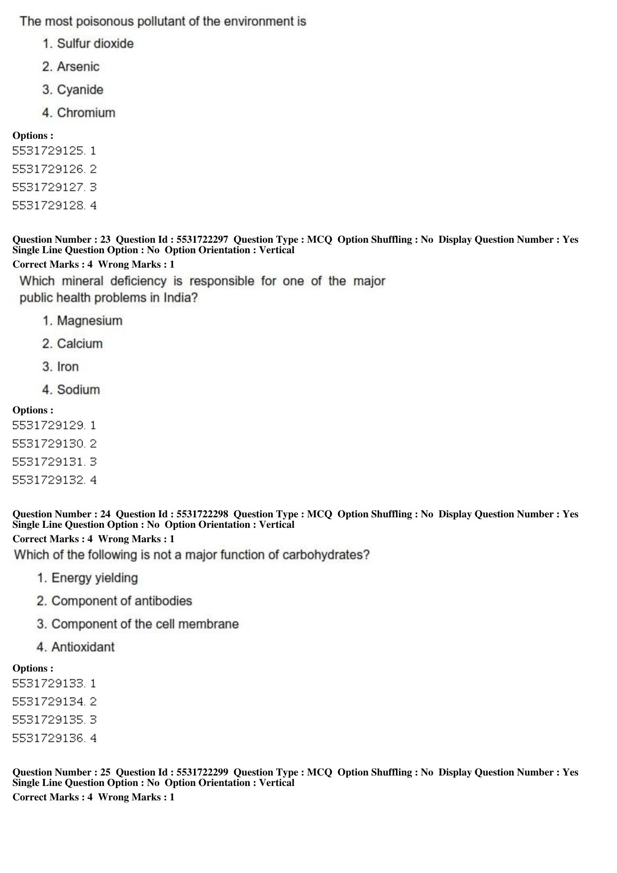 ICAR AIEEA PG 2019 HOME SCIENCE Question Paper - Page 9