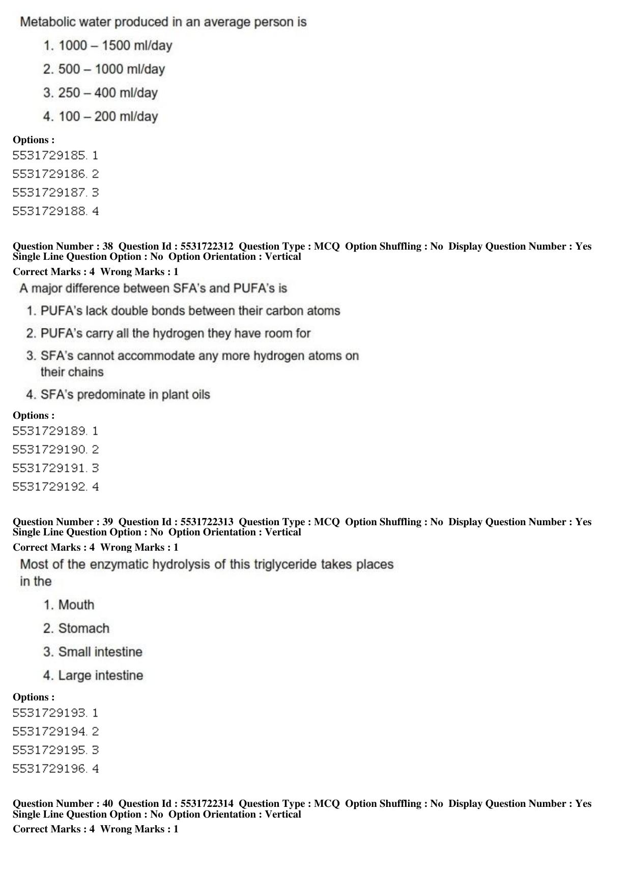ICAR AIEEA PG 2019 HOME SCIENCE Question Paper - Page 14