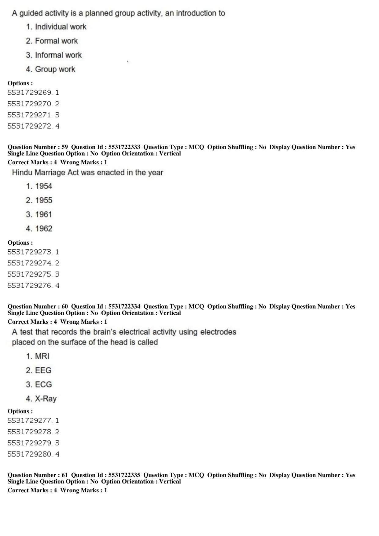ICAR AIEEA PG 2019 HOME SCIENCE Question Paper - Page 21