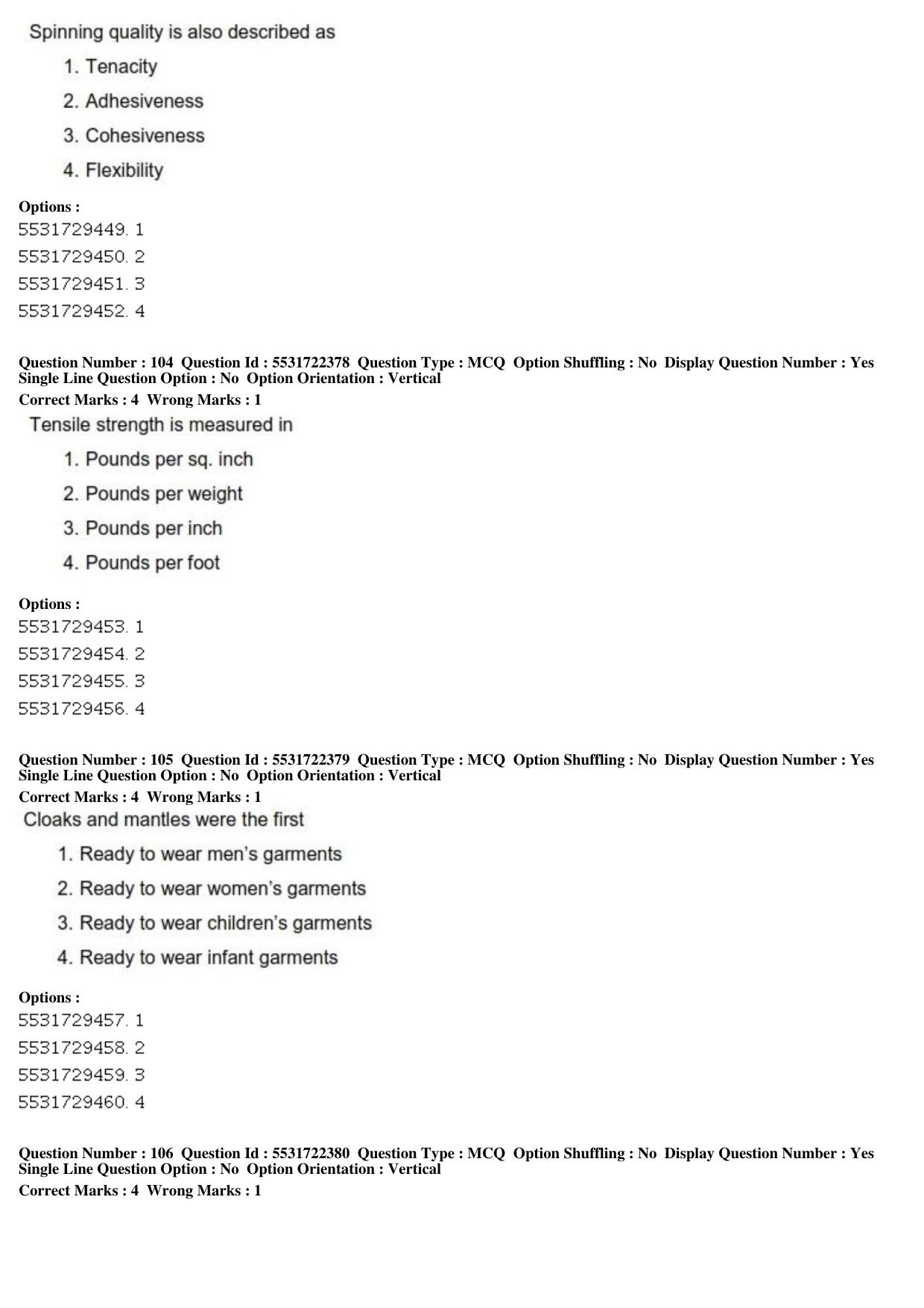 ICAR AIEEA PG 2019 HOME SCIENCE Question Paper - Page 36