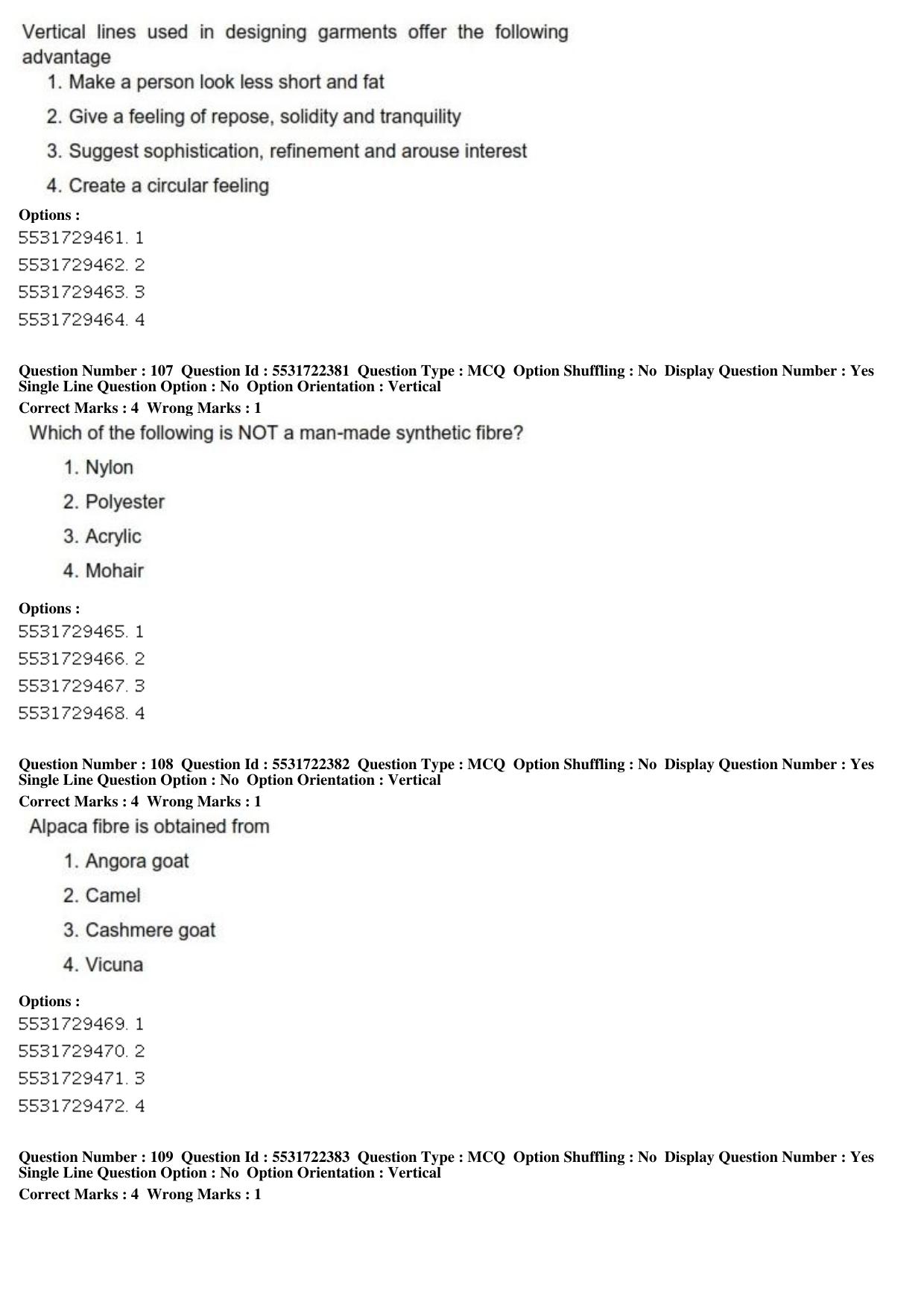 ICAR AIEEA PG 2019 HOME SCIENCE Question Paper - Page 37