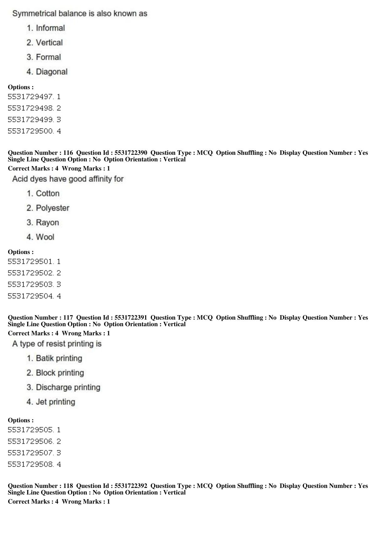 ICAR AIEEA PG 2019 HOME SCIENCE Question Paper - Page 40