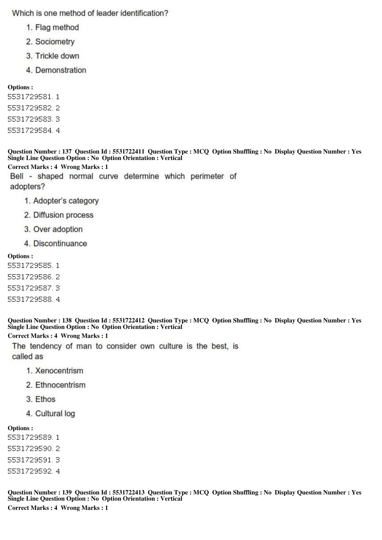 ICAR AIEEA PG 2019 HOME SCIENCE Question Paper - Page 47