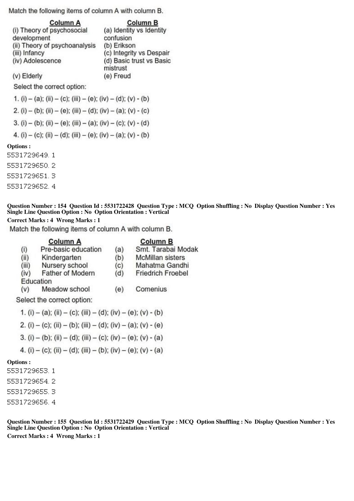 ICAR AIEEA PG 2019 HOME SCIENCE Question Paper - Page 53