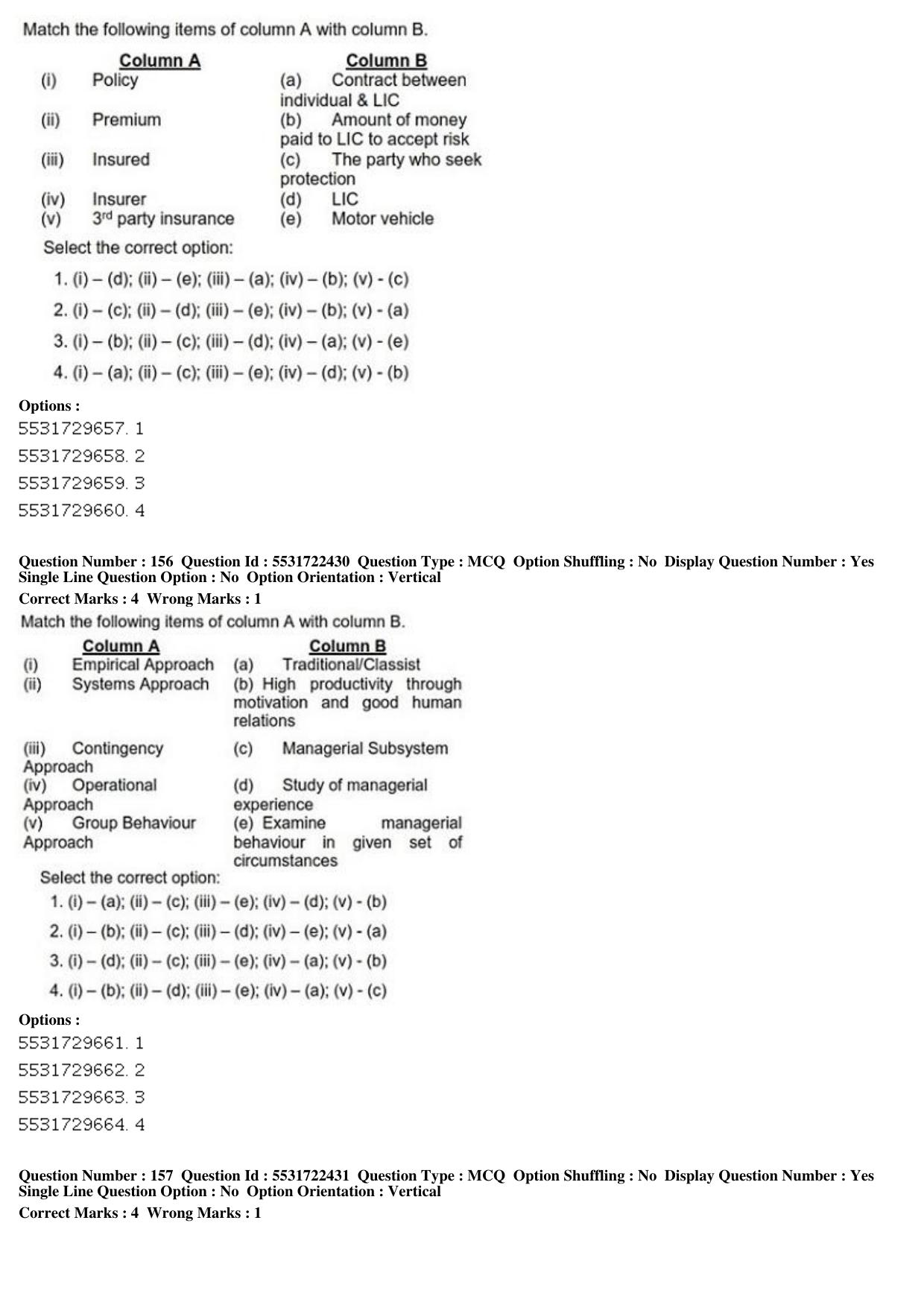ICAR AIEEA PG 2019 HOME SCIENCE Question Paper - Page 54
