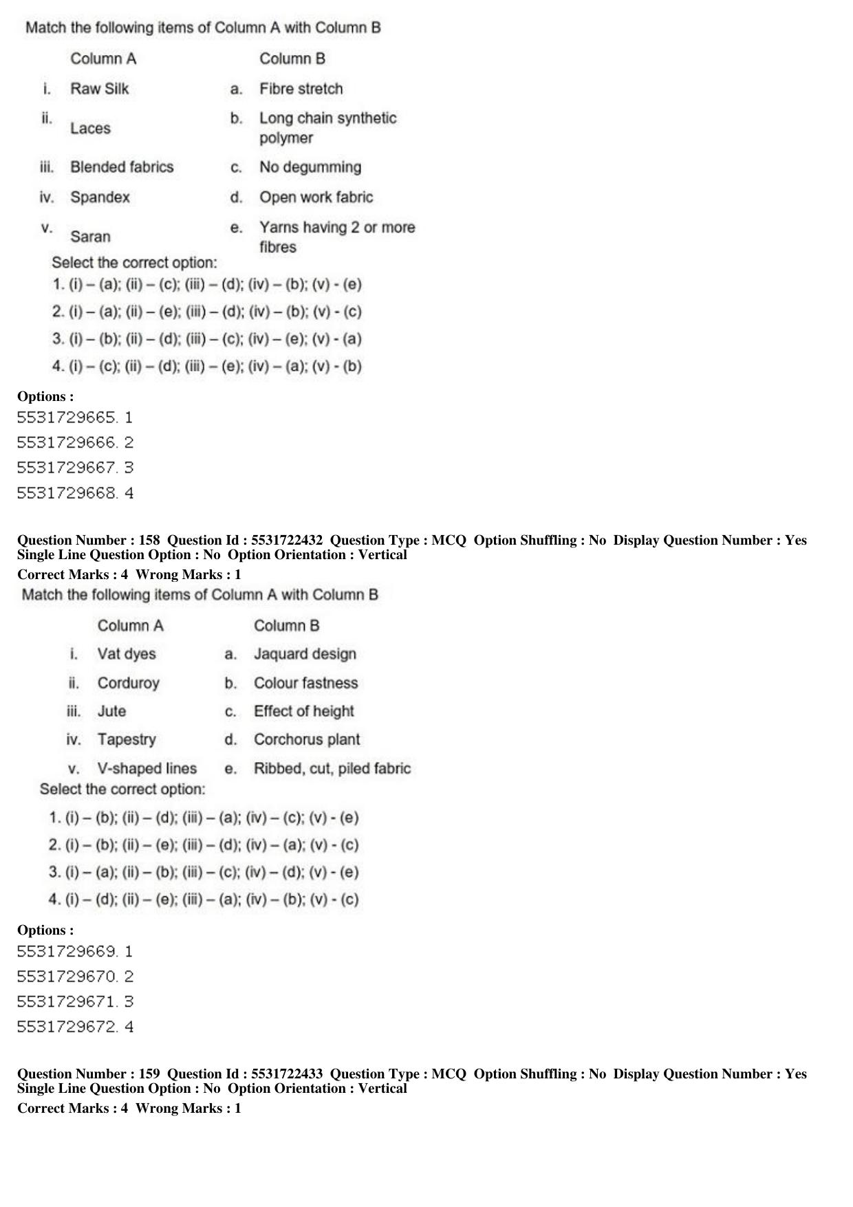 ICAR AIEEA PG 2019 HOME SCIENCE Question Paper - Page 55