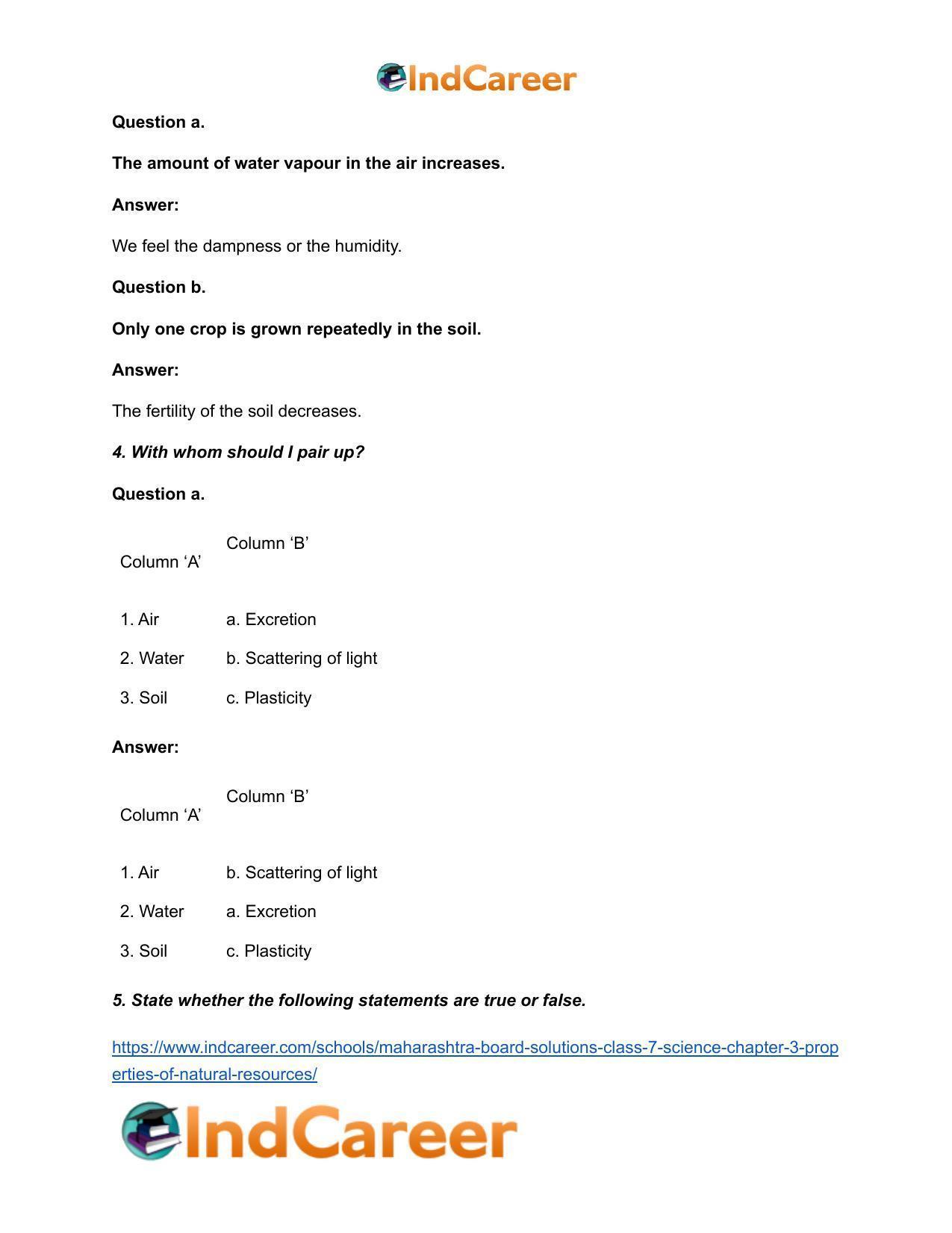 Maharashtra Board Solutions Class 7-Science: Chapter 3- Properties of Natural Resources - Page 4