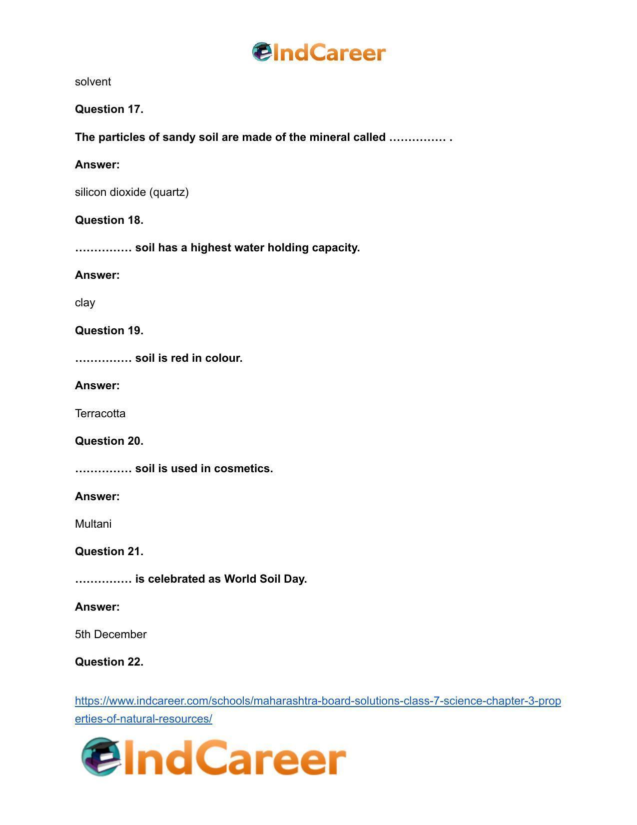 Maharashtra Board Solutions Class 7-Science: Chapter 3- Properties of Natural Resources - Page 12