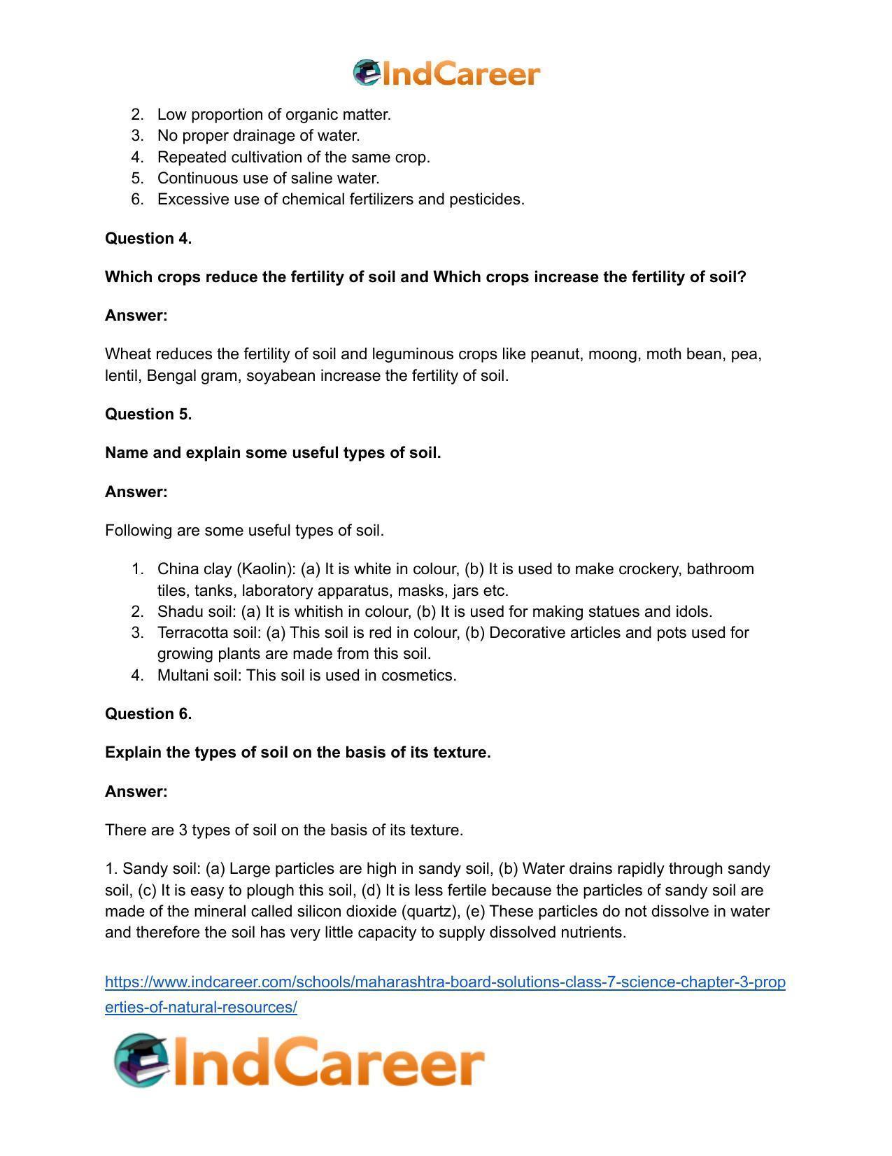 Maharashtra Board Solutions Class 7-Science: Chapter 3- Properties of Natural Resources - Page 21