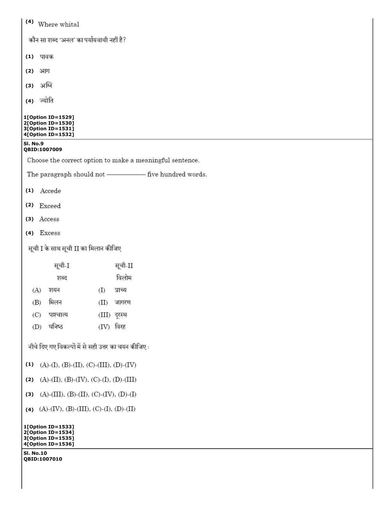 CUET (PG) 2022: PGQP50 B. Nanoscience II – M.Sc (01-09-2022) Question Paper - Page 5