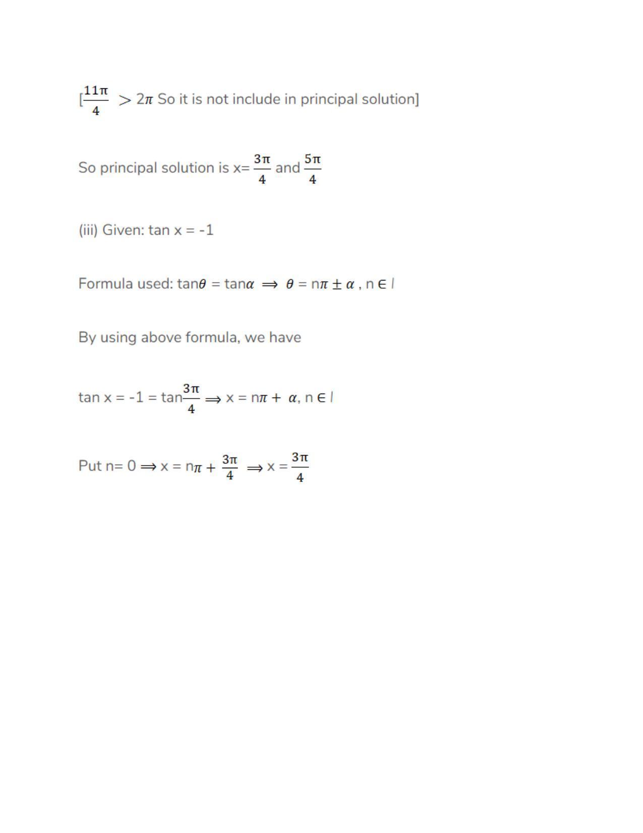 Chapter 17: Trigonometric Equations: RS Aggarwal Class 11 Solutions - Page 11