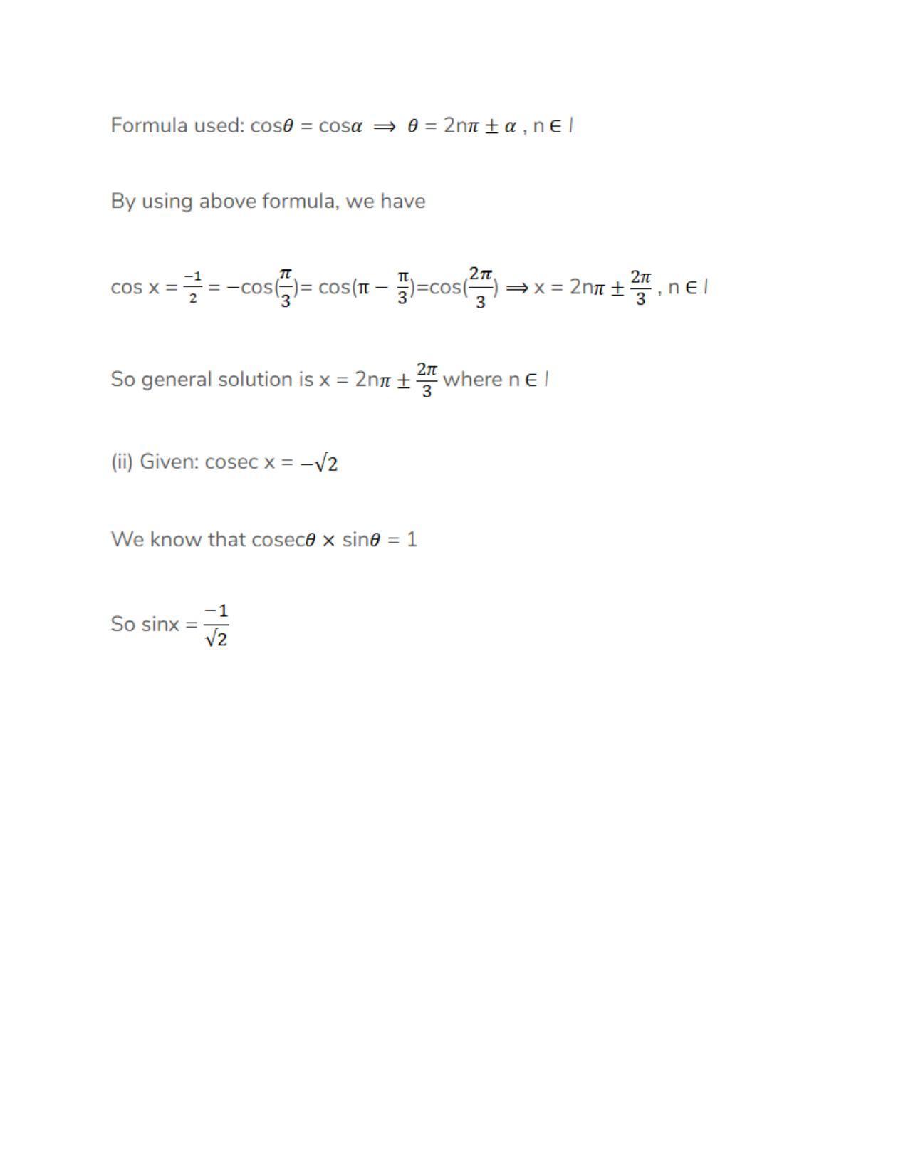 Chapter 17: Trigonometric Equations: RS Aggarwal Class 11 Solutions - Page 25