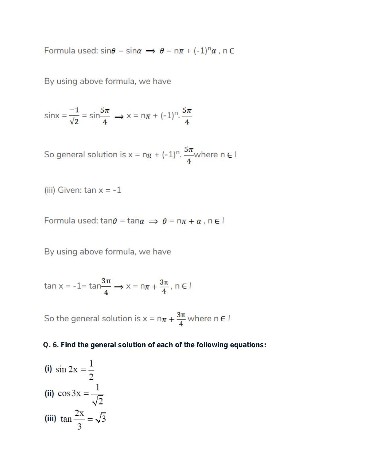 Chapter 17: Trigonometric Equations: RS Aggarwal Class 11 Solutions - Page 26