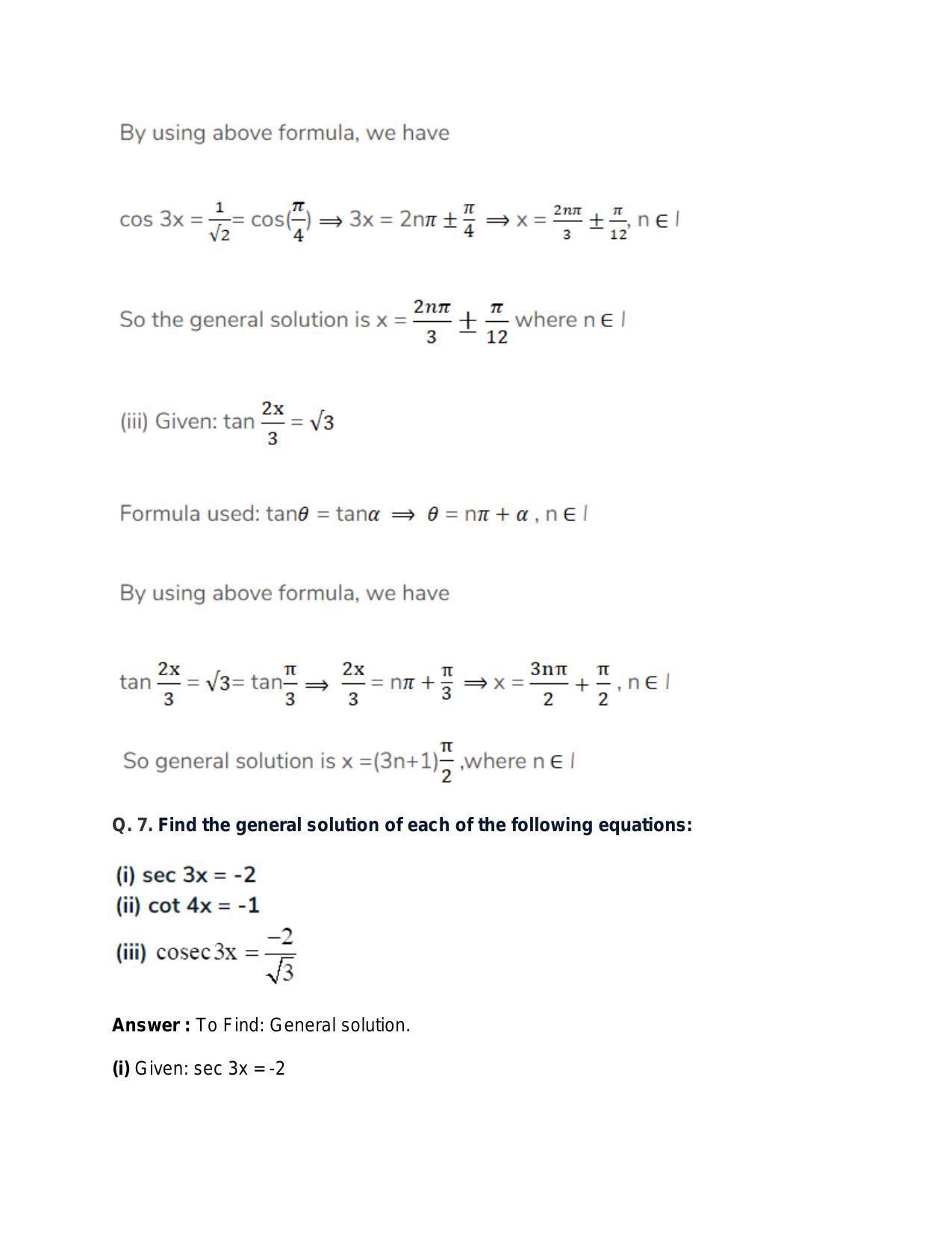Chapter 17: Trigonometric Equations: RS Aggarwal Class 11 Solutions - Page 28
