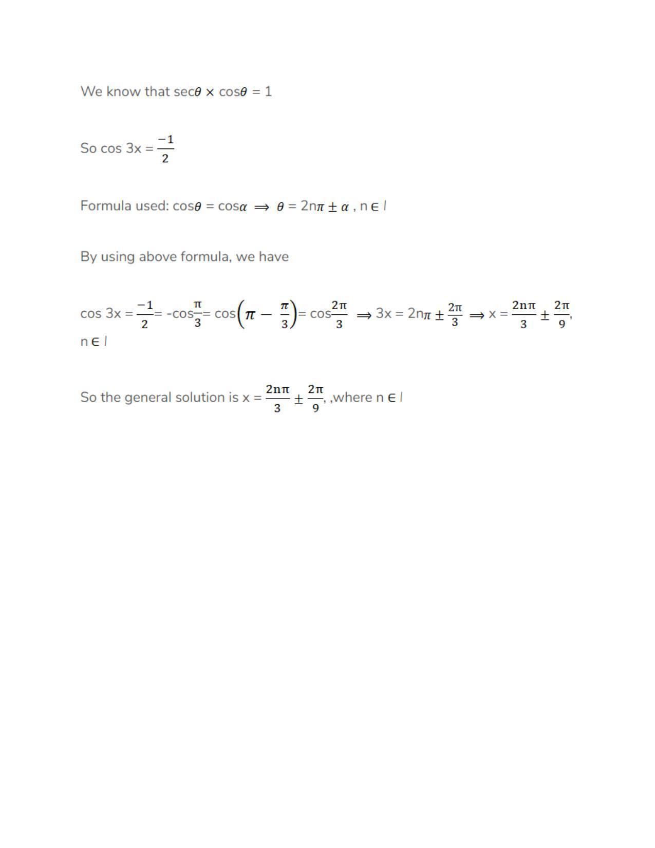 Chapter 17: Trigonometric Equations: RS Aggarwal Class 11 Solutions - Page 29