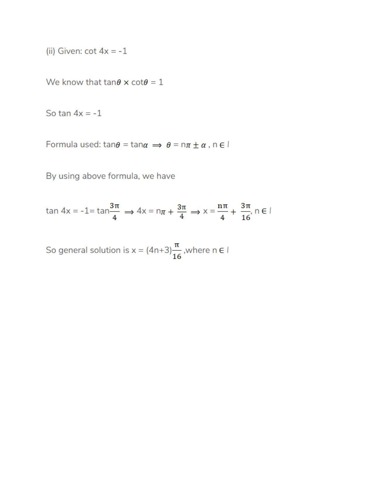 Chapter 17: Trigonometric Equations: RS Aggarwal Class 11 Solutions - Page 30