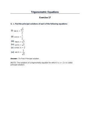 Chapter 17: Trigonometric Equations: RS Aggarwal Class 11 Solutions