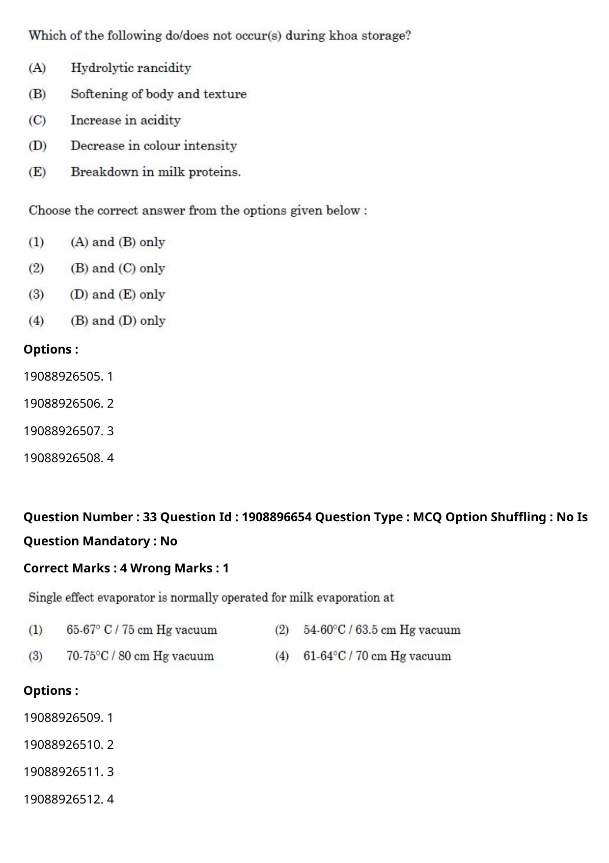 ICAR AIEEA PG 2021 DAIRY TECHNOLOGY Question Paper - Page 22
