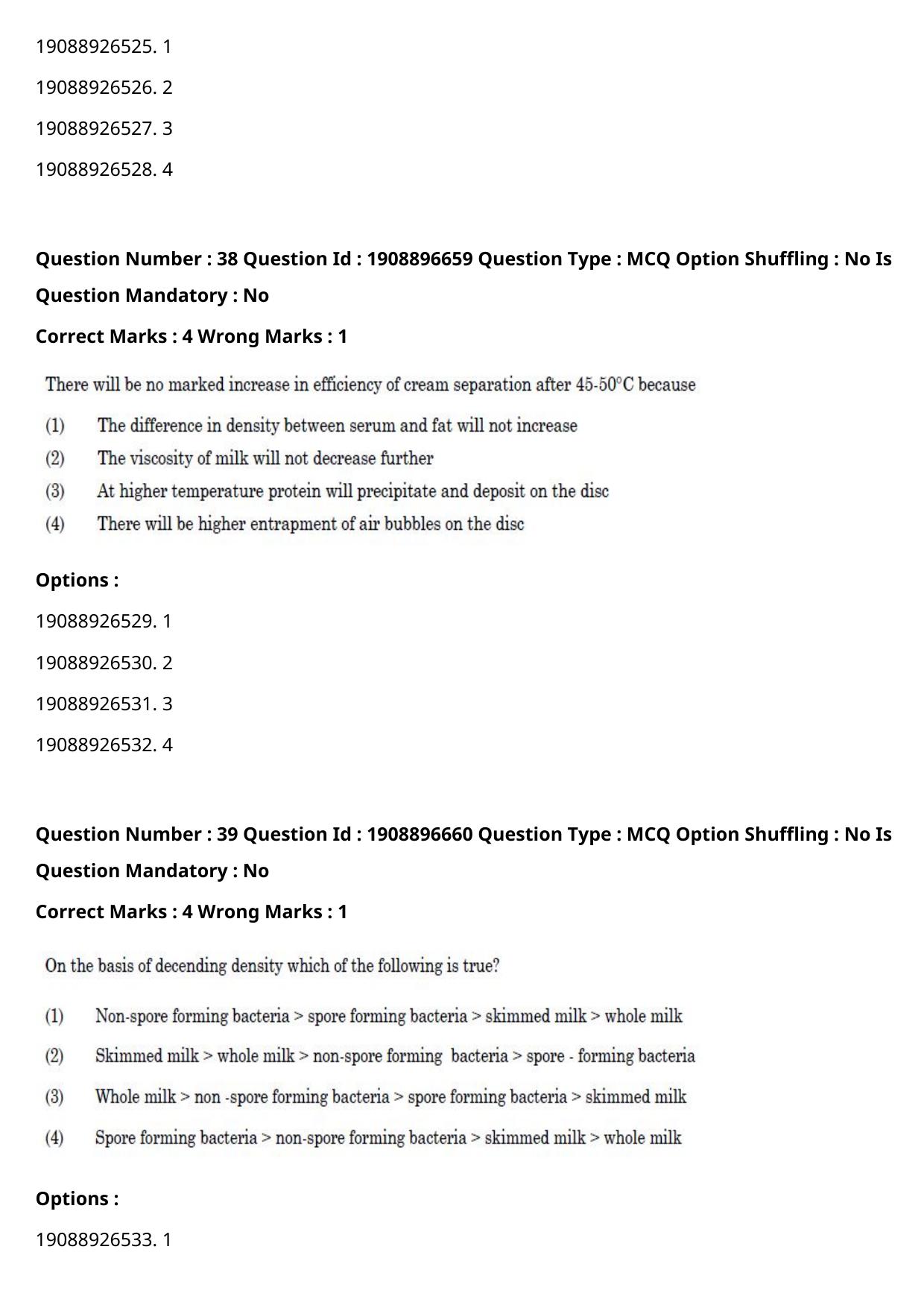 ICAR AIEEA PG 2021 DAIRY TECHNOLOGY Question Paper - Page 26