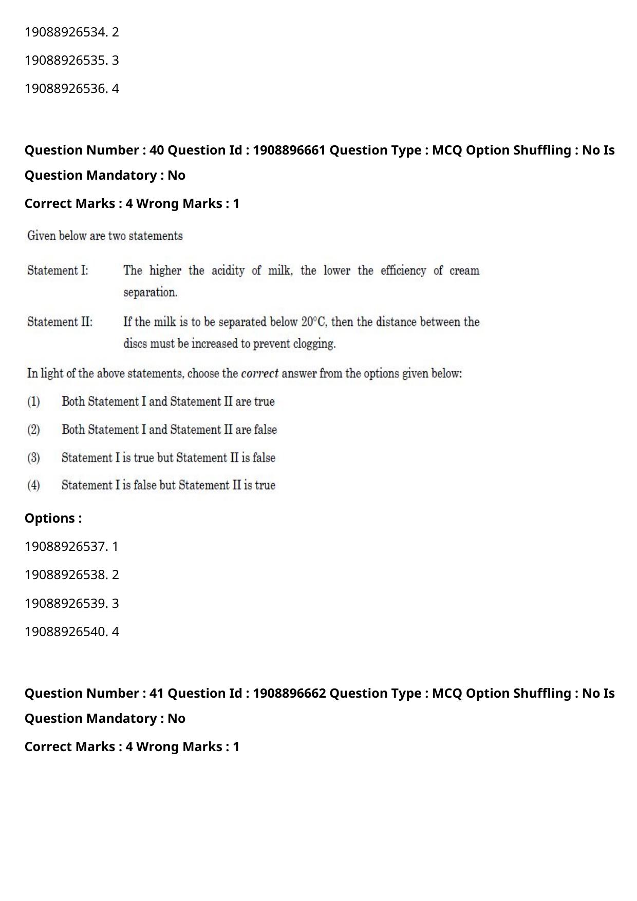 ICAR AIEEA PG 2021 DAIRY TECHNOLOGY Question Paper - Page 27