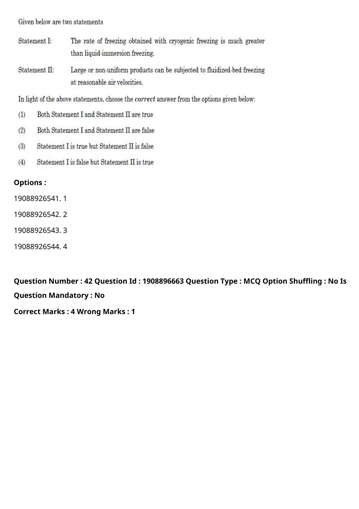 ICAR AIEEA PG 2021 DAIRY TECHNOLOGY Question Paper - Page 28
