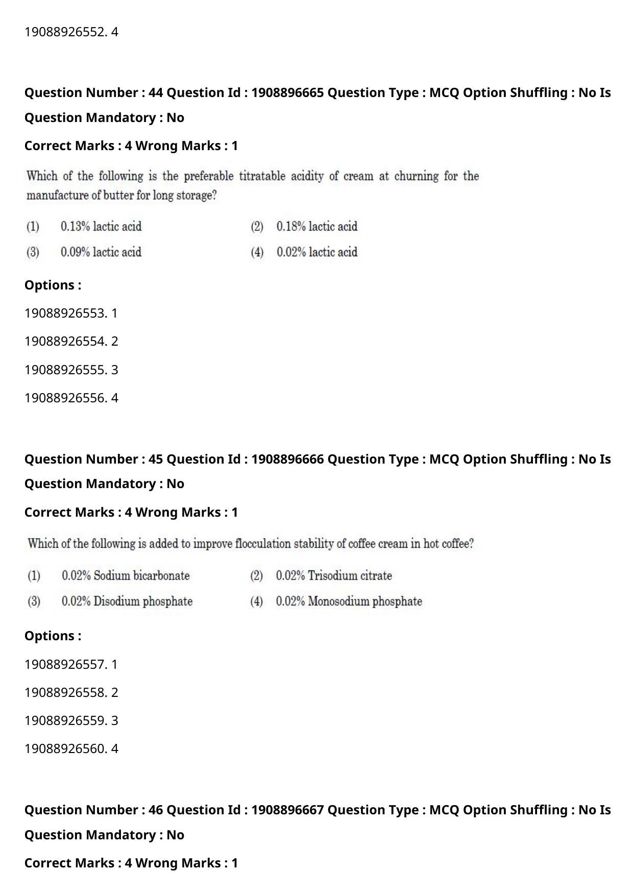 ICAR AIEEA PG 2021 DAIRY TECHNOLOGY Question Paper - Page 30