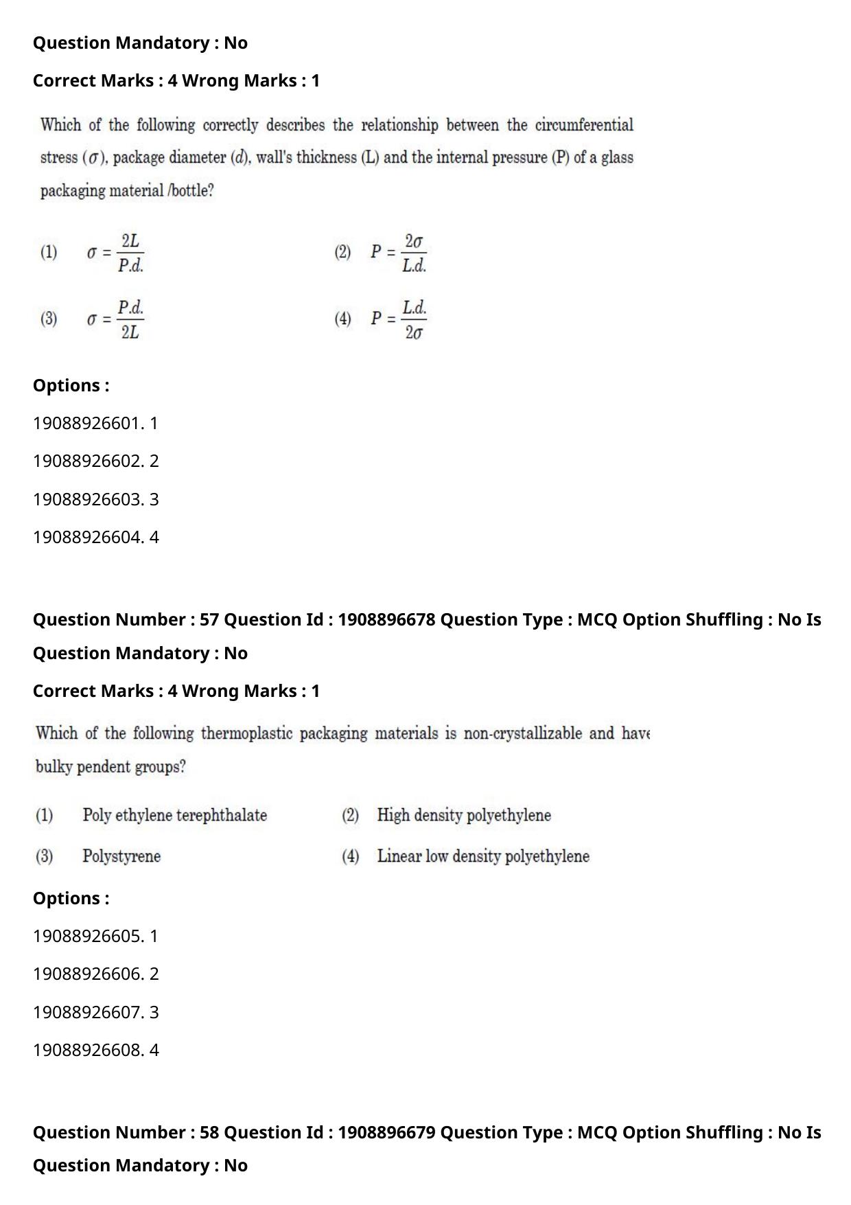 ICAR AIEEA PG 2021 DAIRY TECHNOLOGY Question Paper - Page 37