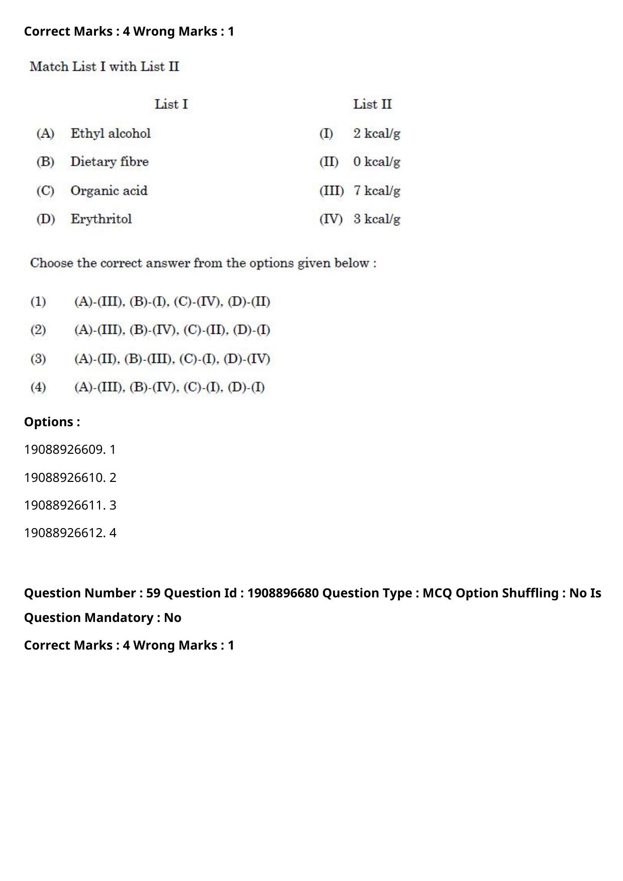 ICAR AIEEA PG 2021 DAIRY TECHNOLOGY Question Paper - Page 38