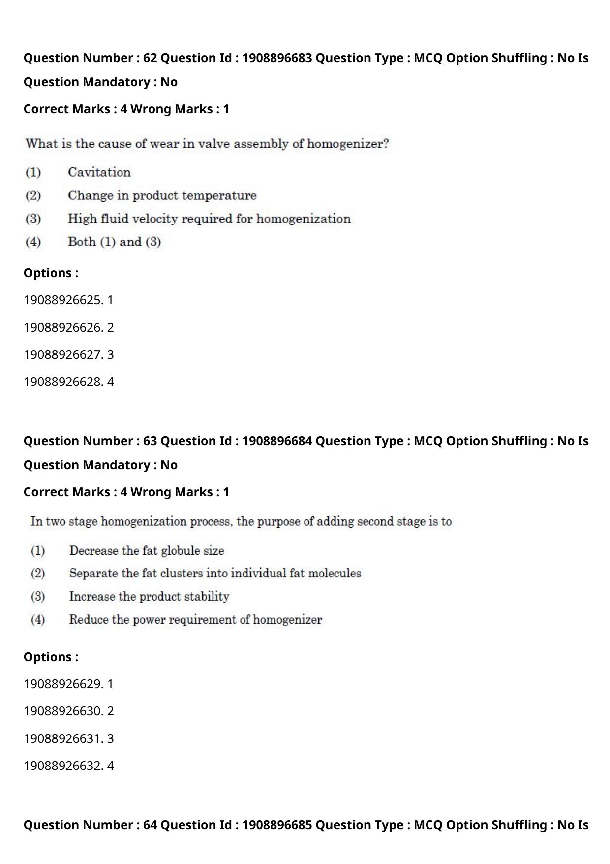 ICAR AIEEA PG 2021 DAIRY TECHNOLOGY Question Paper - Page 41