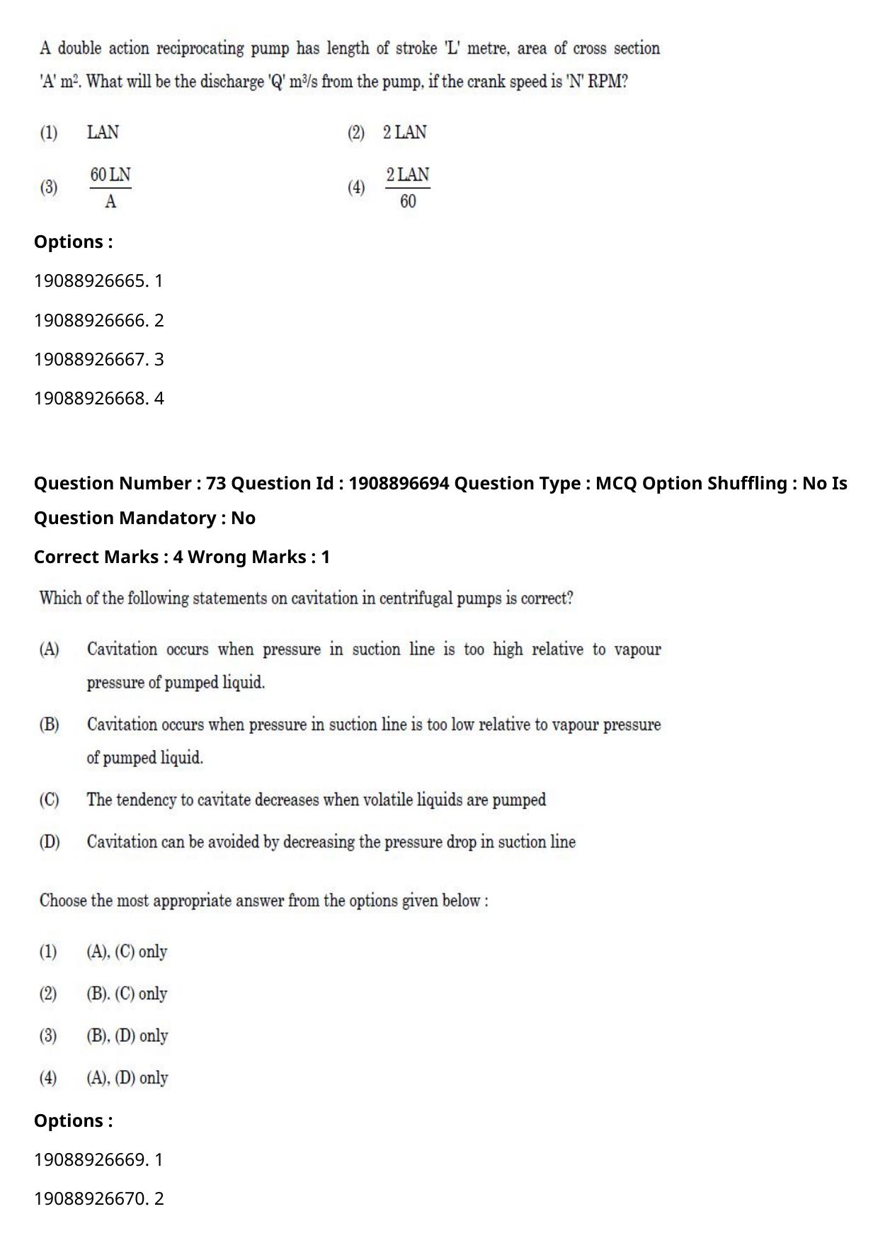 ICAR AIEEA PG 2021 DAIRY TECHNOLOGY Question Paper - Page 46