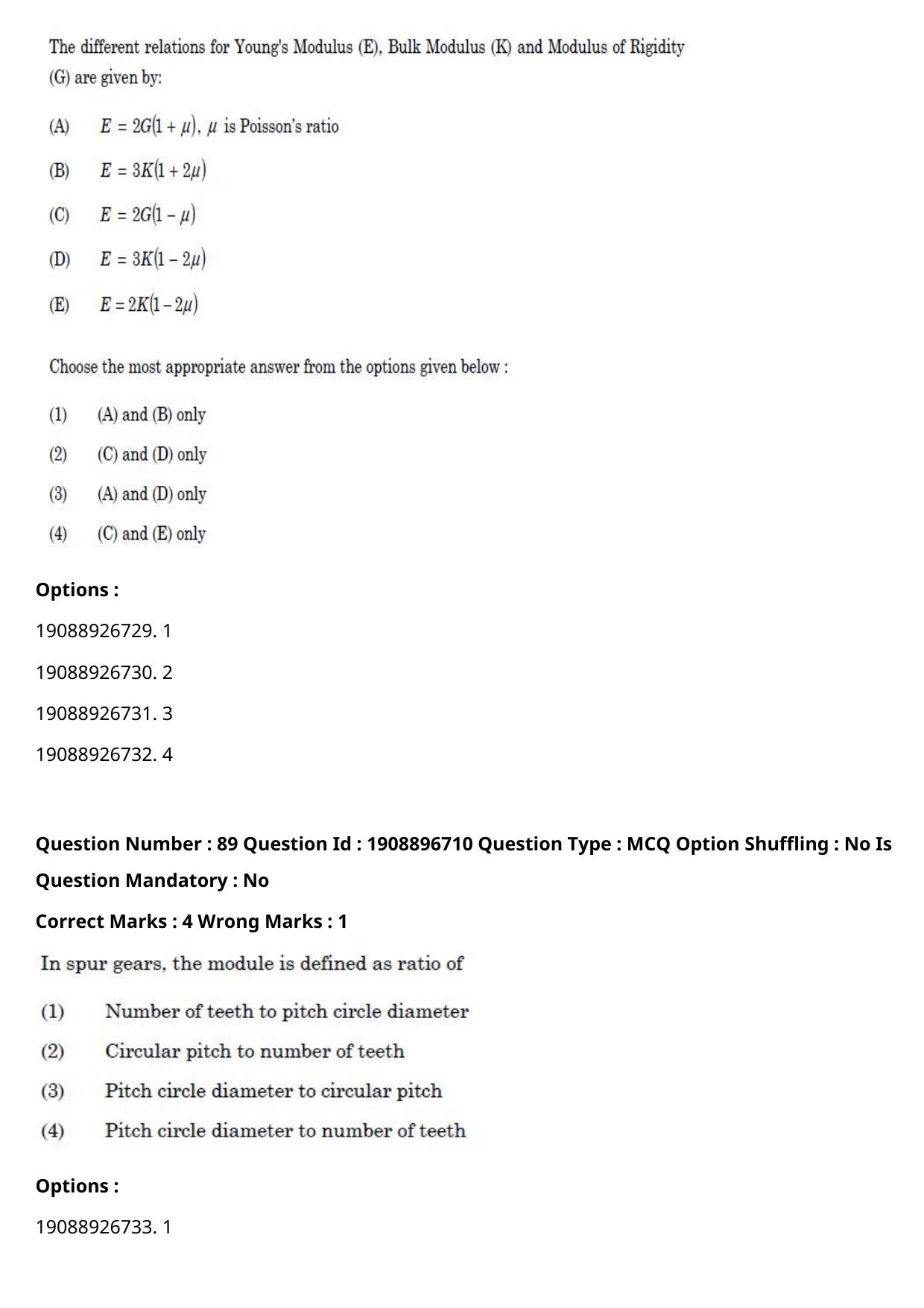 ICAR AIEEA PG 2021 DAIRY TECHNOLOGY Question Paper - Page 56