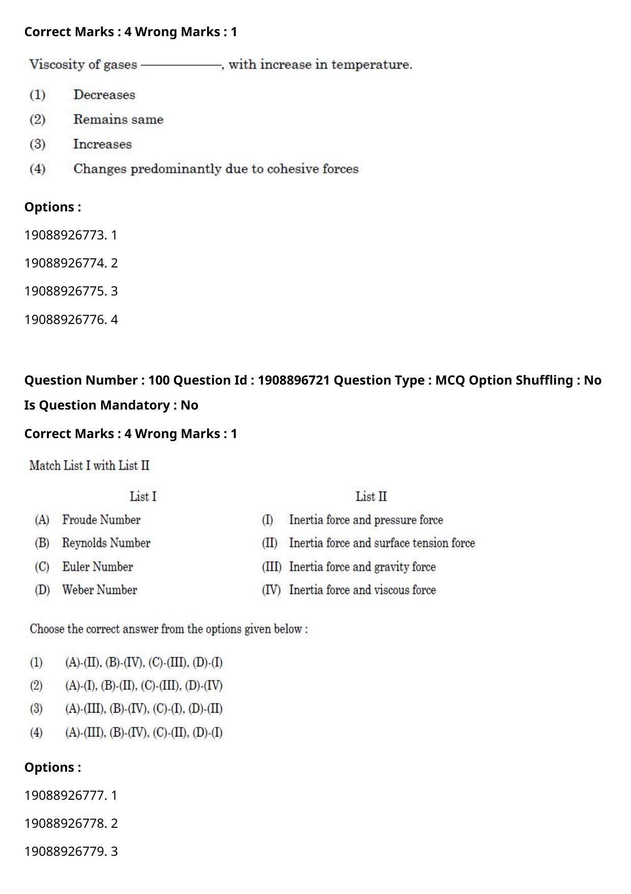 ICAR AIEEA PG 2021 DAIRY TECHNOLOGY Question Paper - Page 62