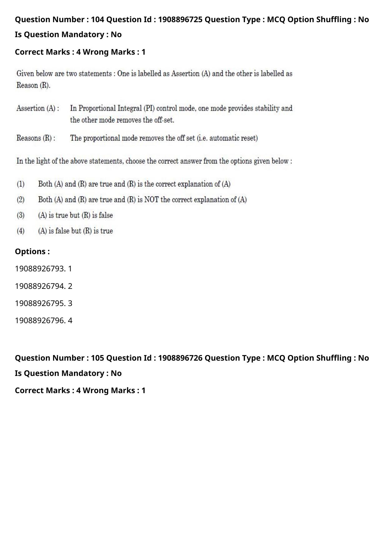 ICAR AIEEA PG 2021 DAIRY TECHNOLOGY Question Paper - Page 65