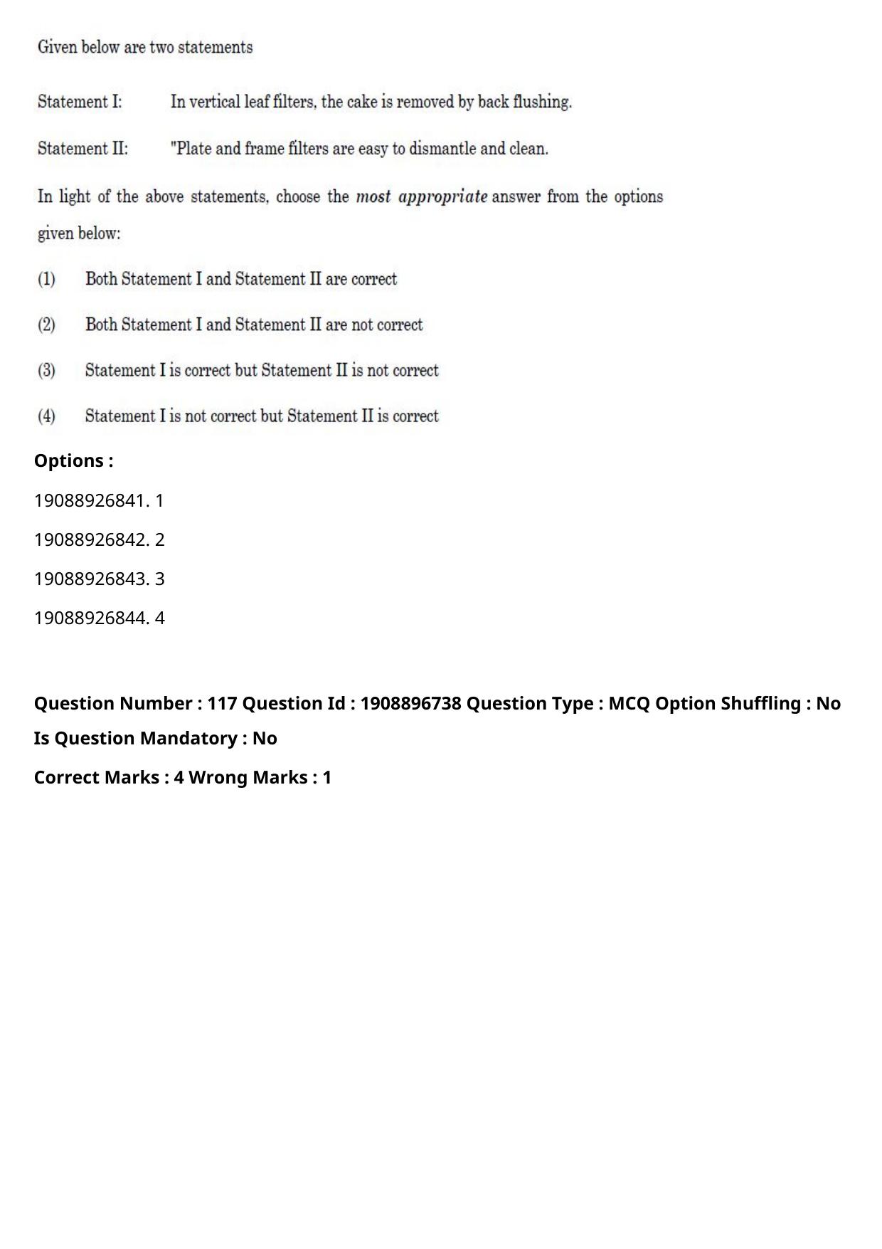 ICAR AIEEA PG 2021 DAIRY TECHNOLOGY Question Paper - Page 72