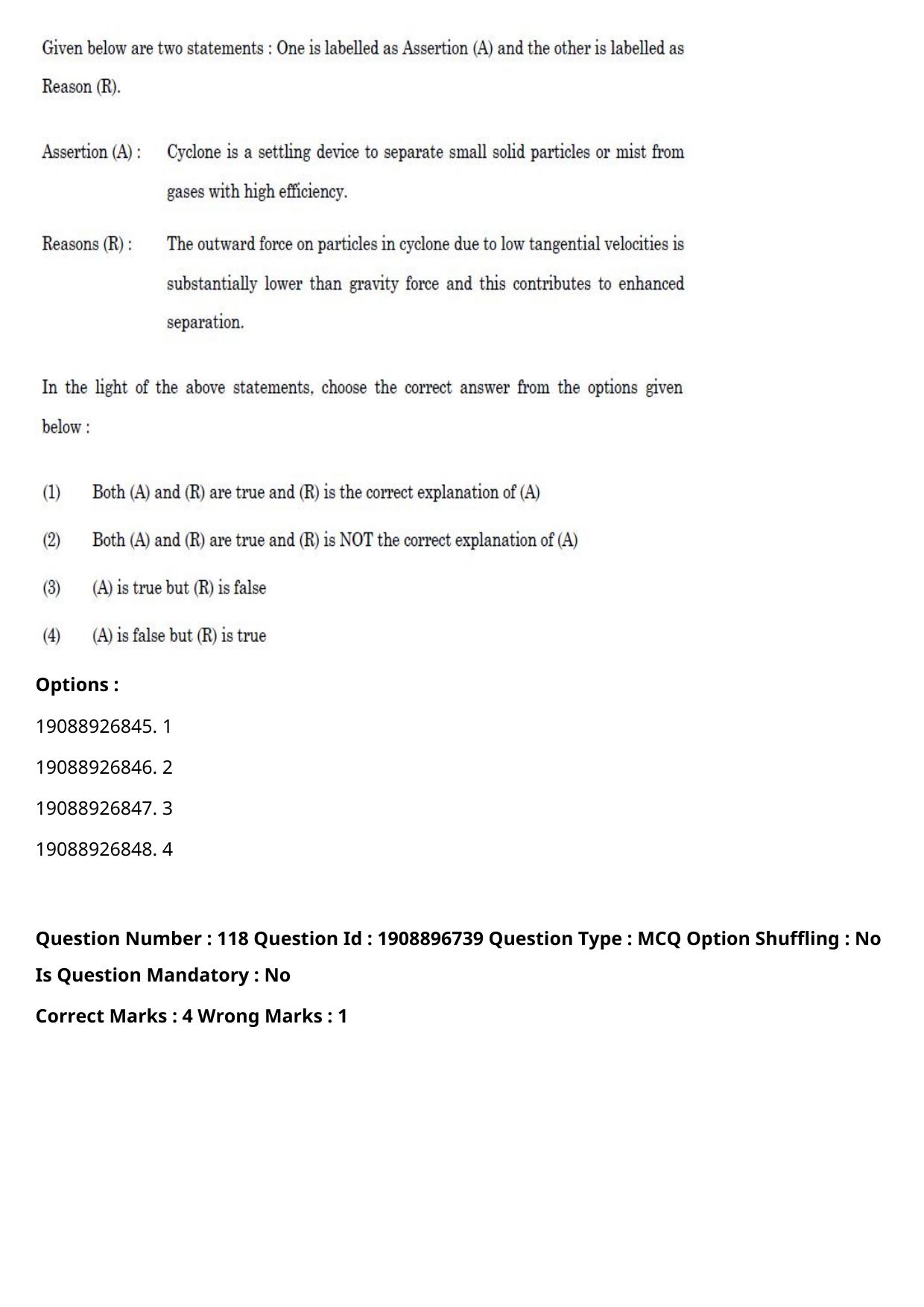 ICAR AIEEA PG 2021 DAIRY TECHNOLOGY Question Paper - Page 73