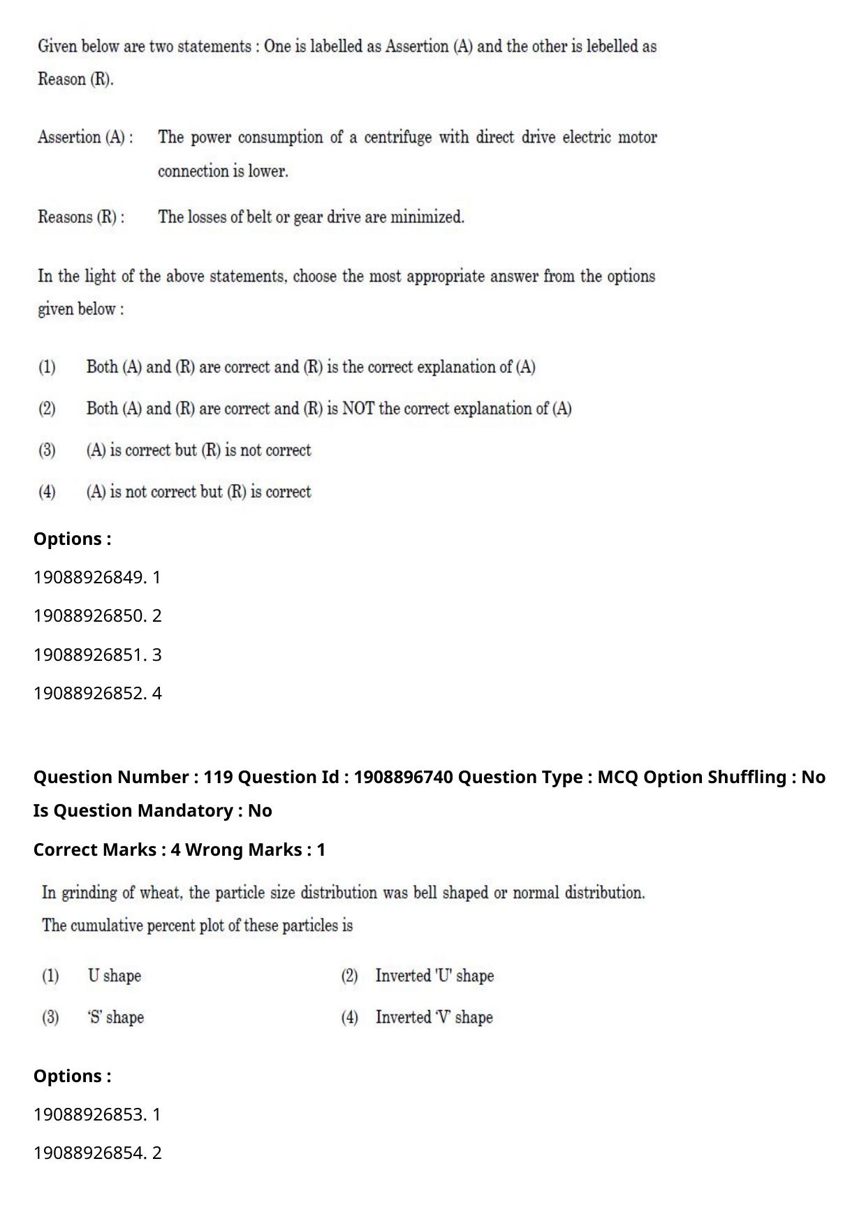 ICAR AIEEA PG 2021 DAIRY TECHNOLOGY Question Paper - Page 74