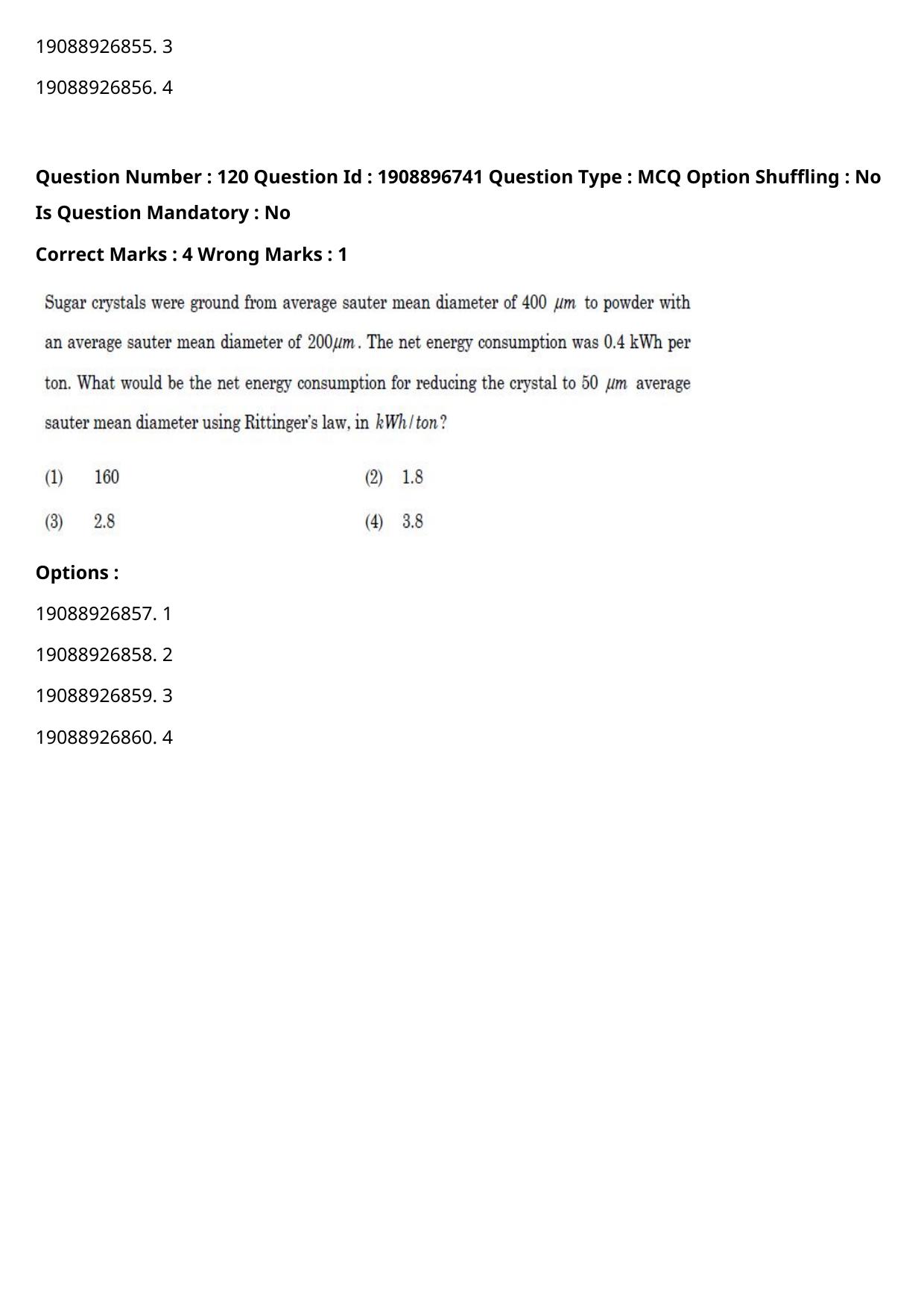ICAR AIEEA PG 2021 DAIRY TECHNOLOGY Question Paper - Page 75