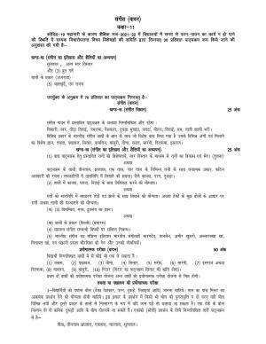 UP Board 11th Syllabus Sangeet [vadan]