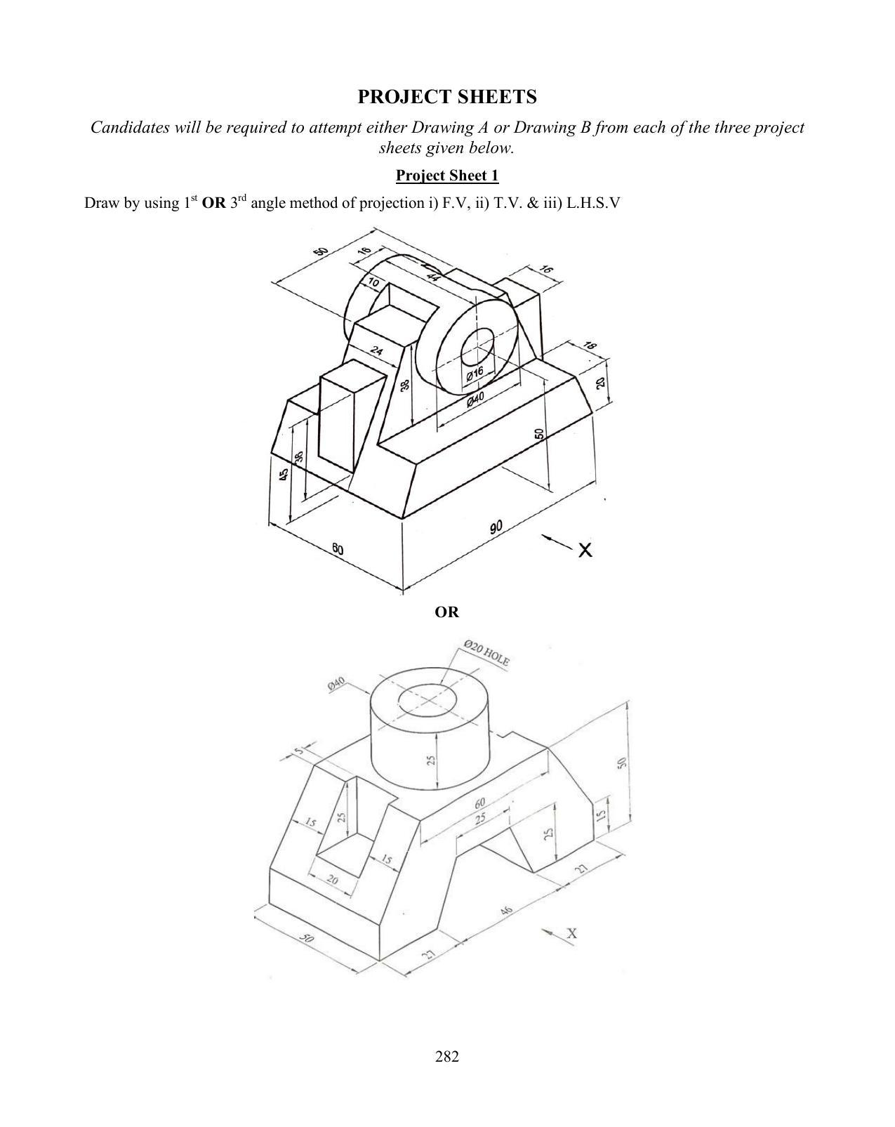 ISC Class XI & XII Geometrical & Mechanical Drawing Syllabus - Page 3